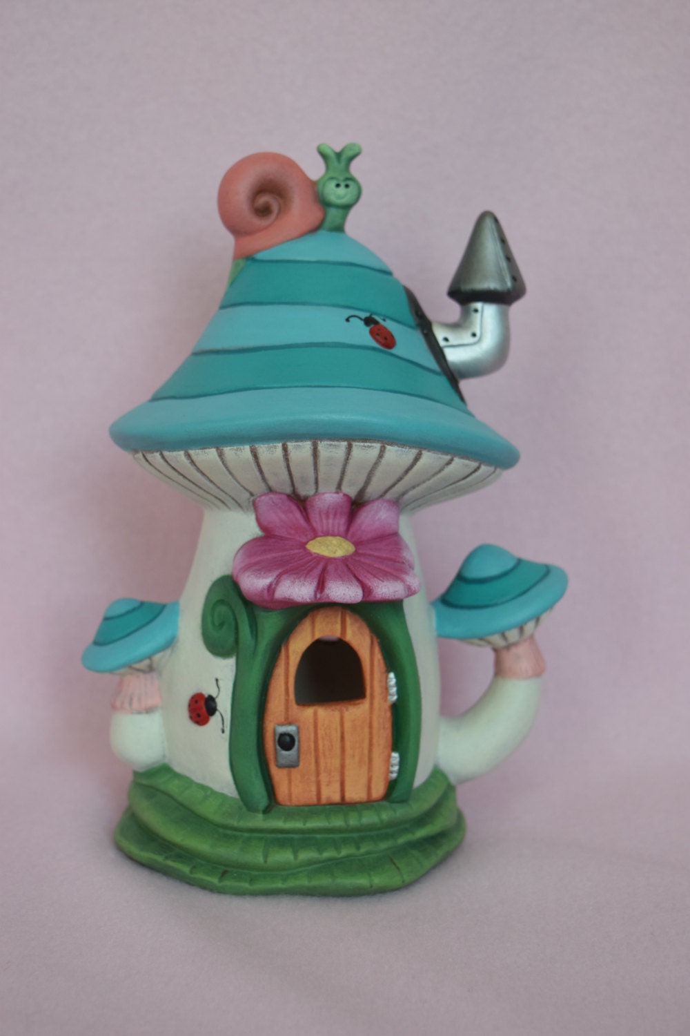 Ceramic Bisque Mushroom Fairy House | DIY Fairy Garden | Paint It Yourself | DIY Ceramic