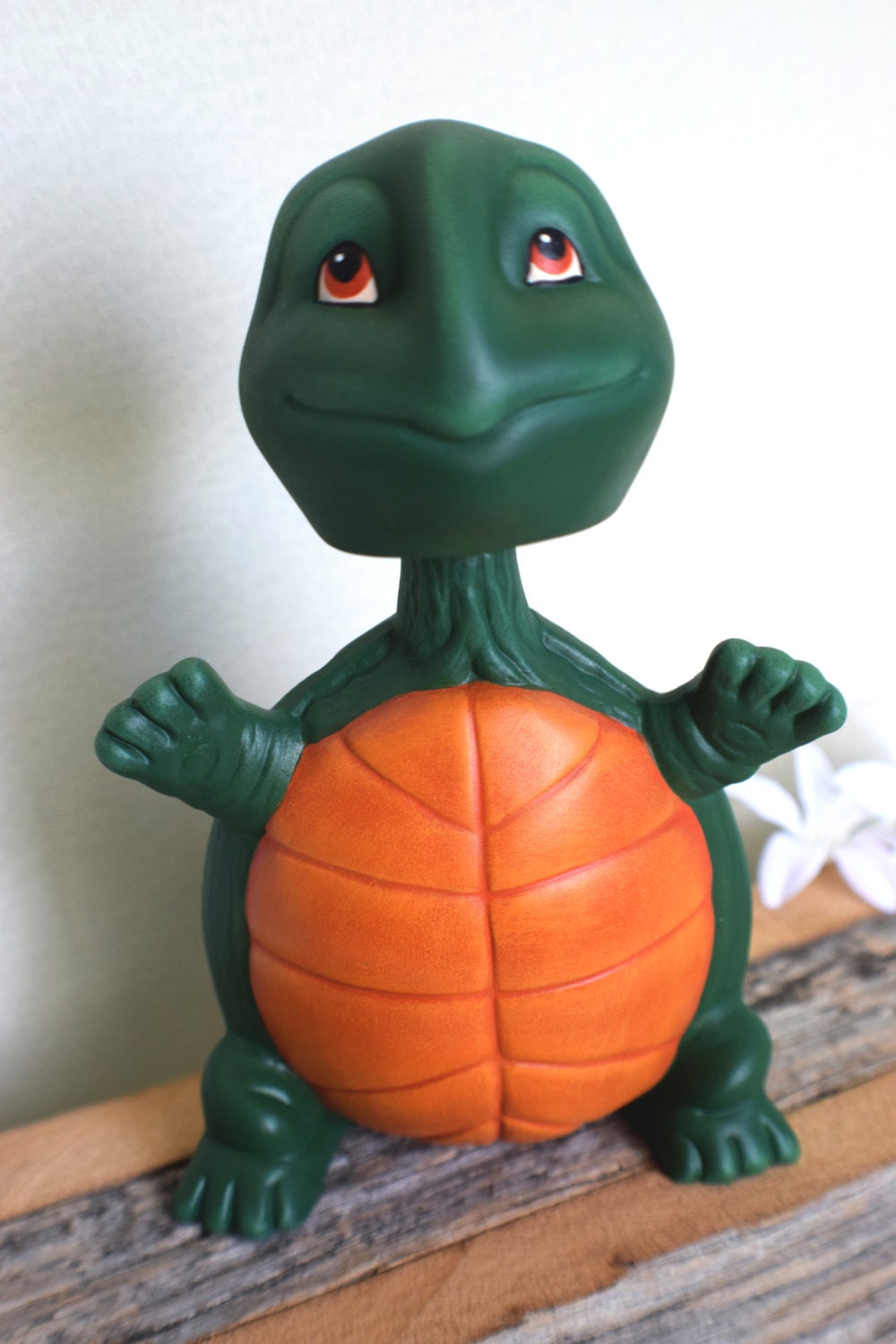 Ready to paint Ceramics - Bobble Head Turtle - Ceramic Bisque Ready to paint - Gift for kids - Valentines Gift - DIY Kit - Paint it yourself