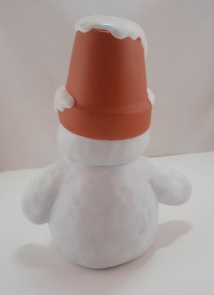 DIY BISQUE | Snowman with a Garden Pot Hat | Ready To Paint