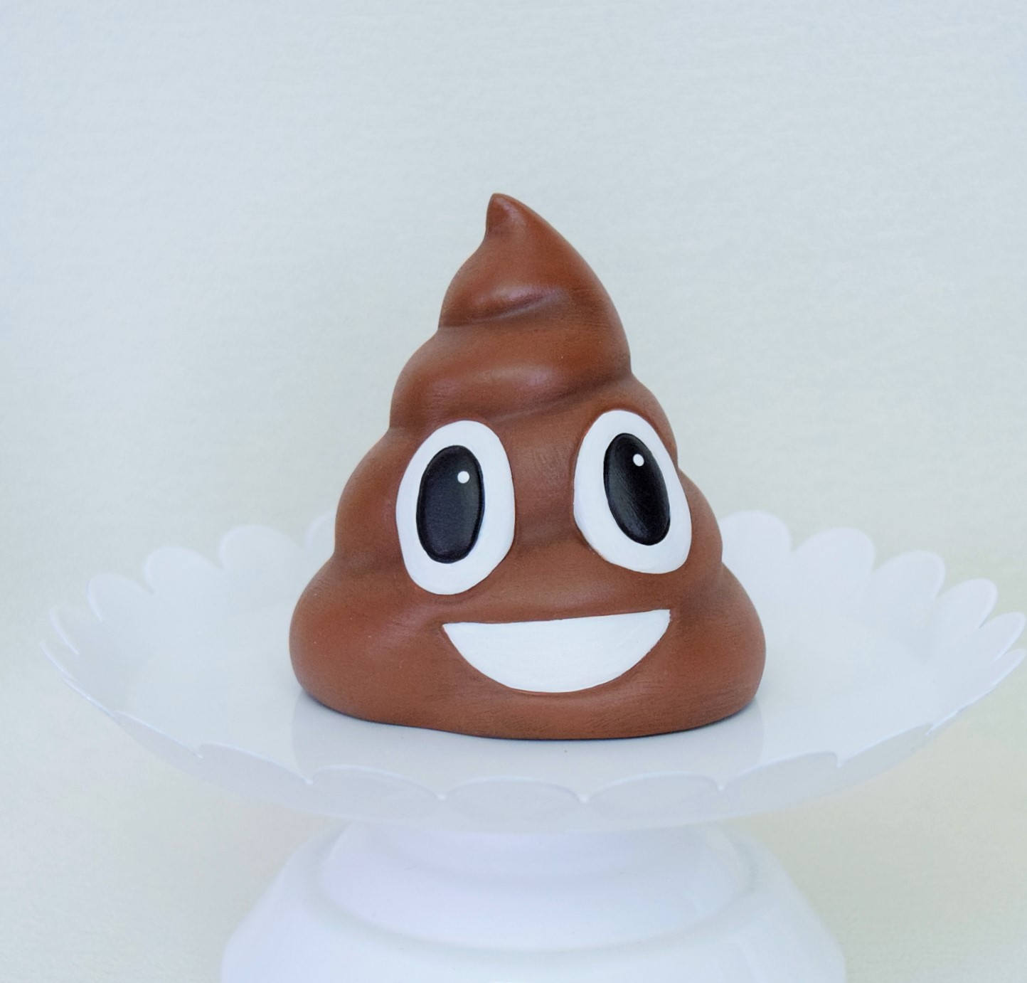 Emoji ornament - Ceramic Poop - Poop Emoji Birthday - Brown Poop - Poop Emoji Decor - Poop Christmas gift - Gift under 15