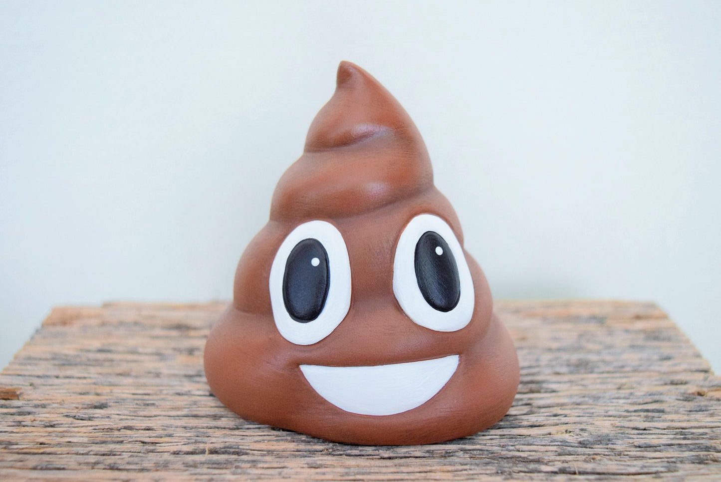 Emoji - Poop - Ceramic Poop - Poop Emoji Birthday - Brown Poop - Poop Emoji Decor - Poop Gag Gift - Poop Bathroom Decor