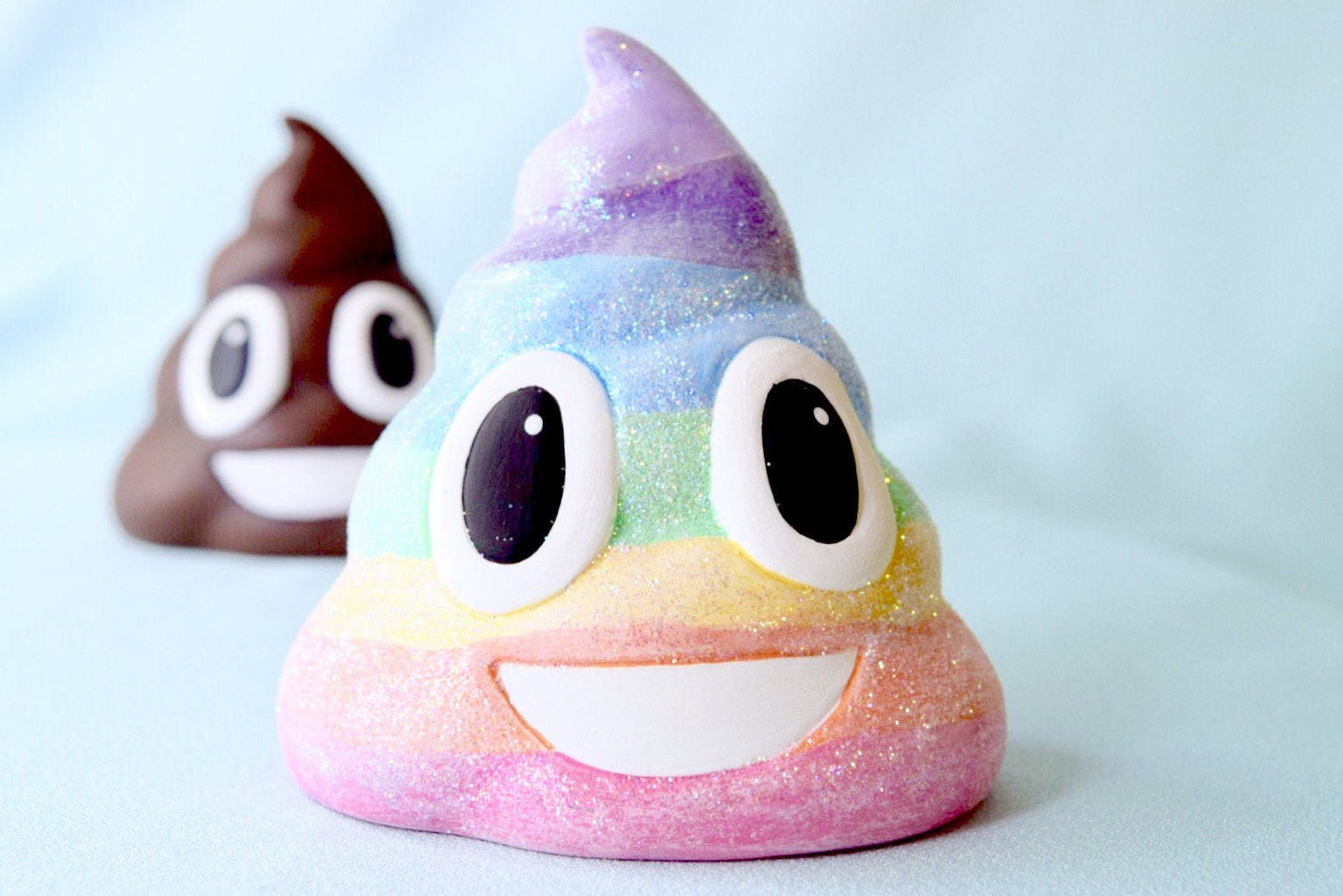 Emoji - Poop - Ceramic Poop - Poop Emoji Birthday - Brown Poop - Poop Emoji Decor - Poop Gag Gift - Poop Bathroom Decor