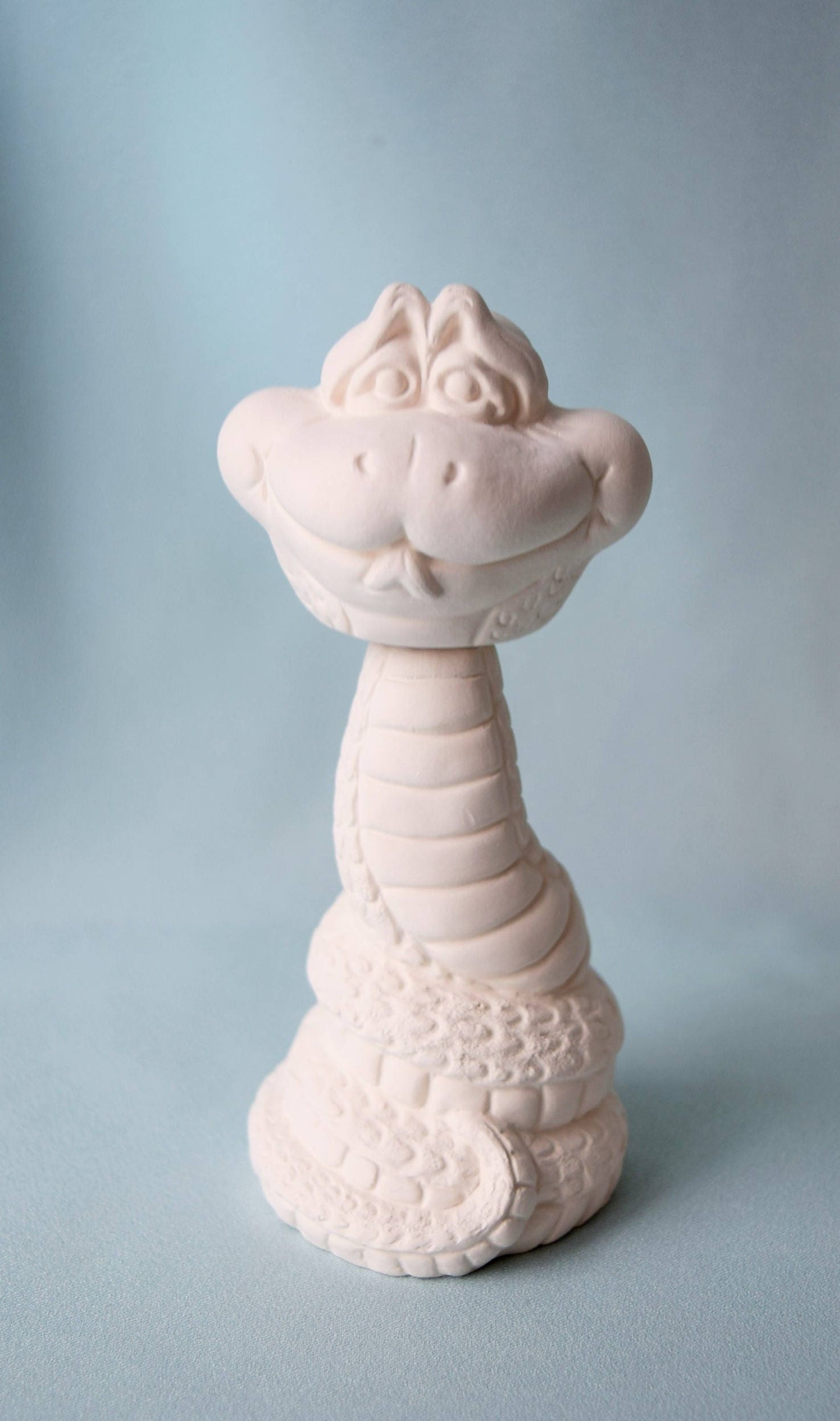 Ready to paint Bobble Head Snake - DIY Ceramics - Painting Project - Kids Project - Painting Party - Bobblehead snake - Valentines gift