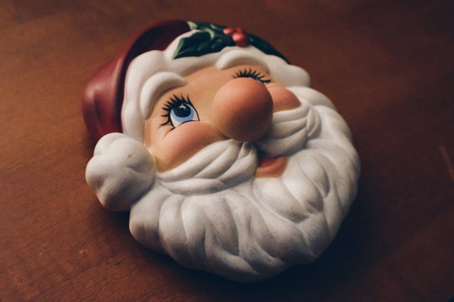 Ready to Paint Bisque Ceramic Santa Music Box