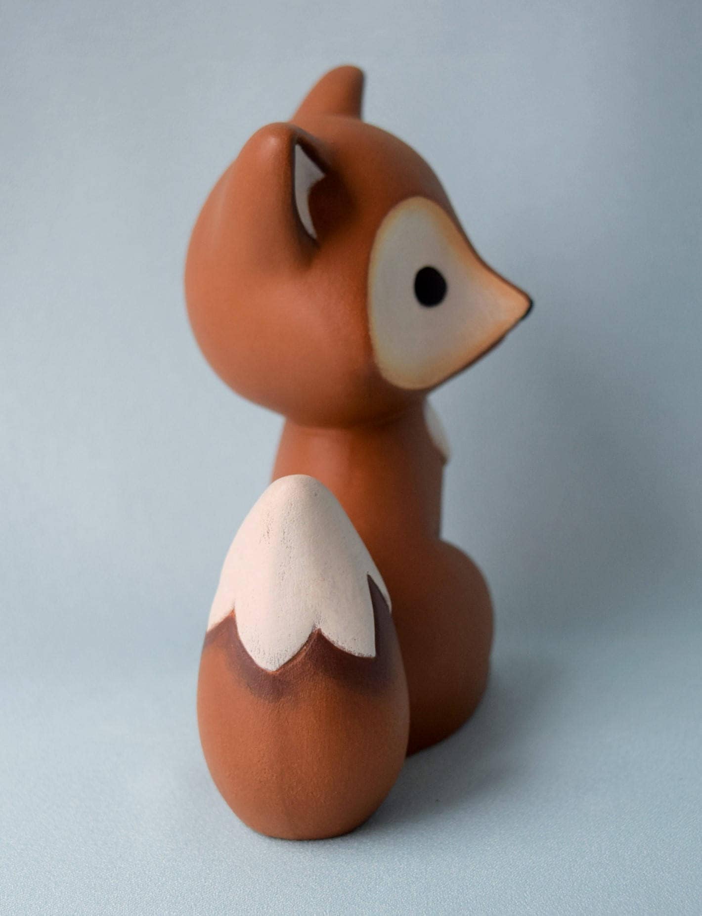 Ceramic Fox - For Fox Sake - Fox Home Decor - Fox Yard Art - Cute Fox - Woodland animal - Baby Shower Decor - Fox Gift