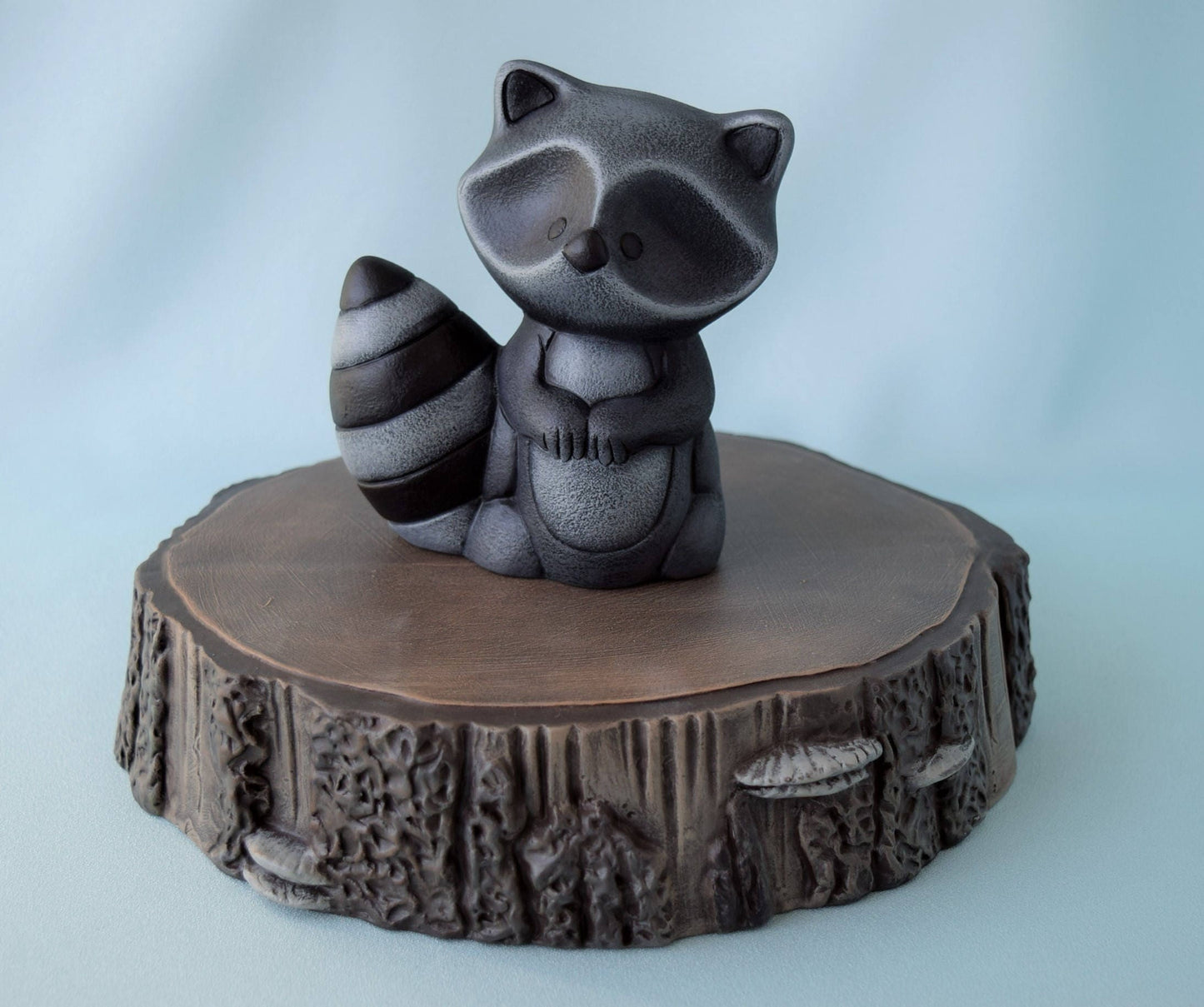 Cute Ceramic Woodland Raccoon Figurine