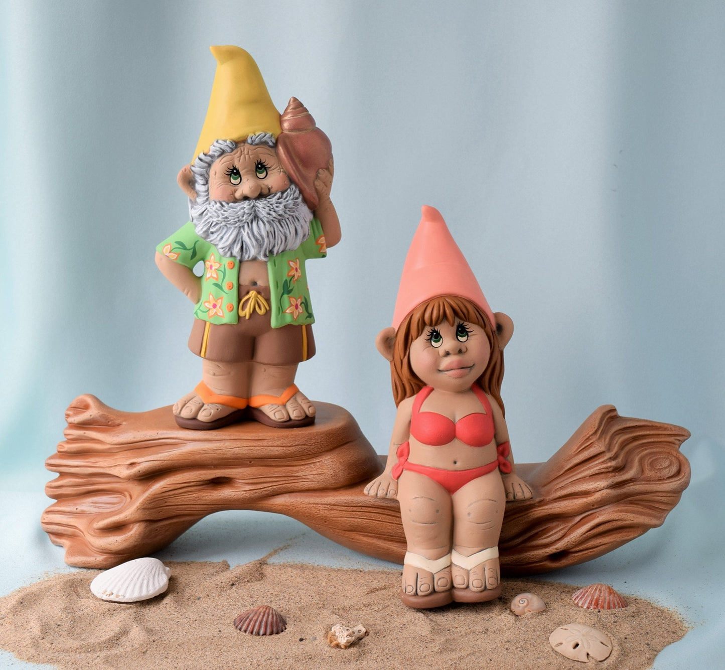 Garden Gnome - Girl - Beach House - Tropical Gnome - Bathing suit gnome - Female gnome - Vacation - Home Decor