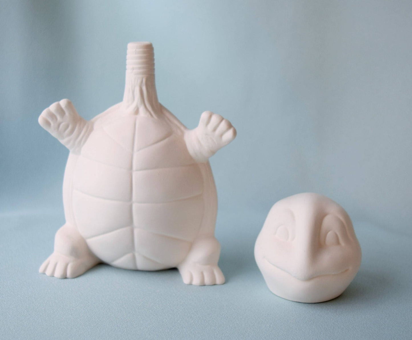 Ready to paint Ceramics - Bobble Head Turtle - Ceramic Bisque Ready to paint - Gift for kids - Valentines Gift - DIY Kit - Paint it yourself