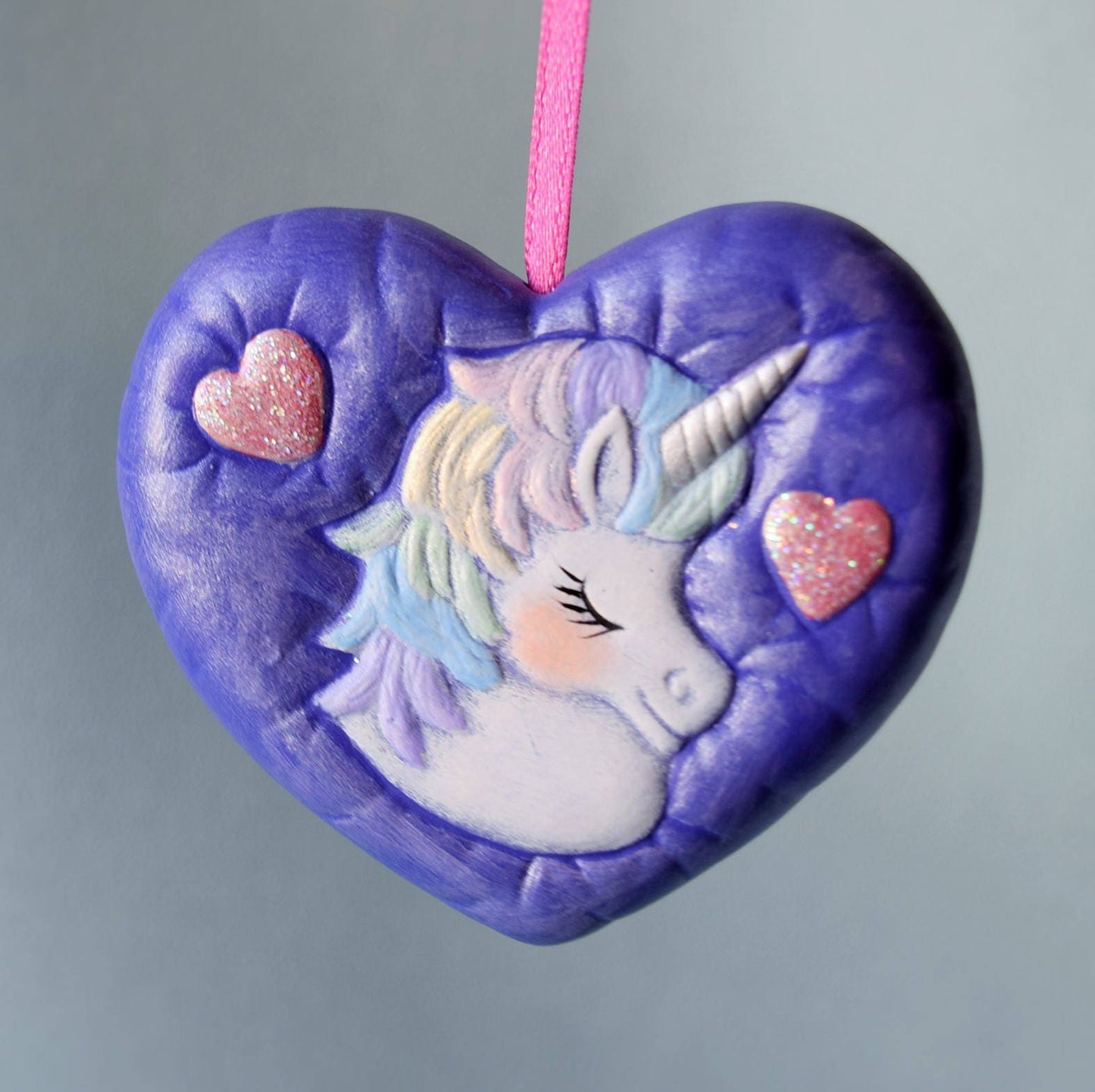 Unicorn - Necklace - Emoji - Unicorn Pendant - Birthday Gift -  Easter Gift - Rainbow Jewelry - READY TO SHIP - Heirloom - whimsical - gift