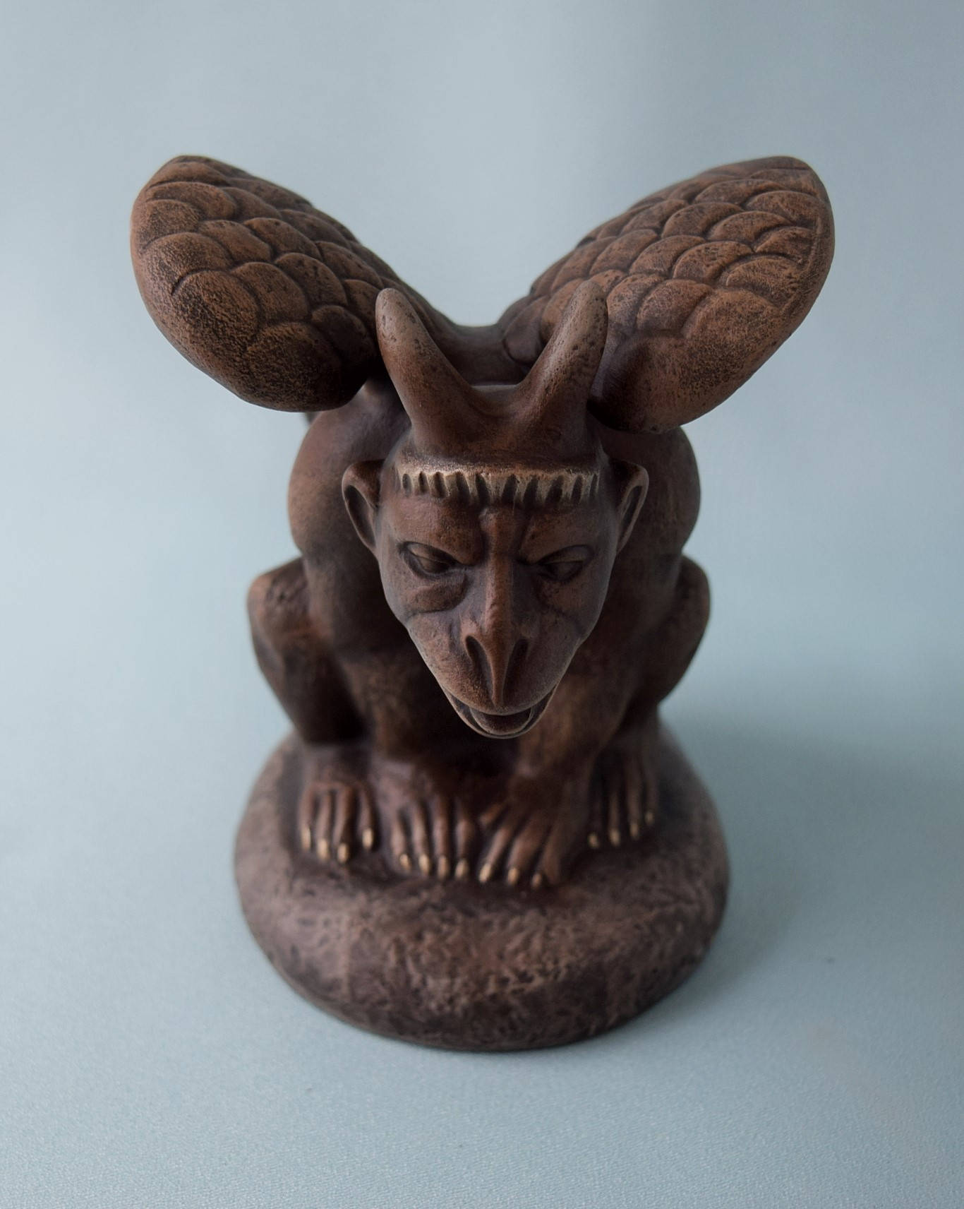 Gargoyle Statue - Cereamic Gargoyle - Renaissance Gargoyle - Medieval Gargoyle - Winged Gargoyle - Mythical Gargoyle - Monkey Gargoyle