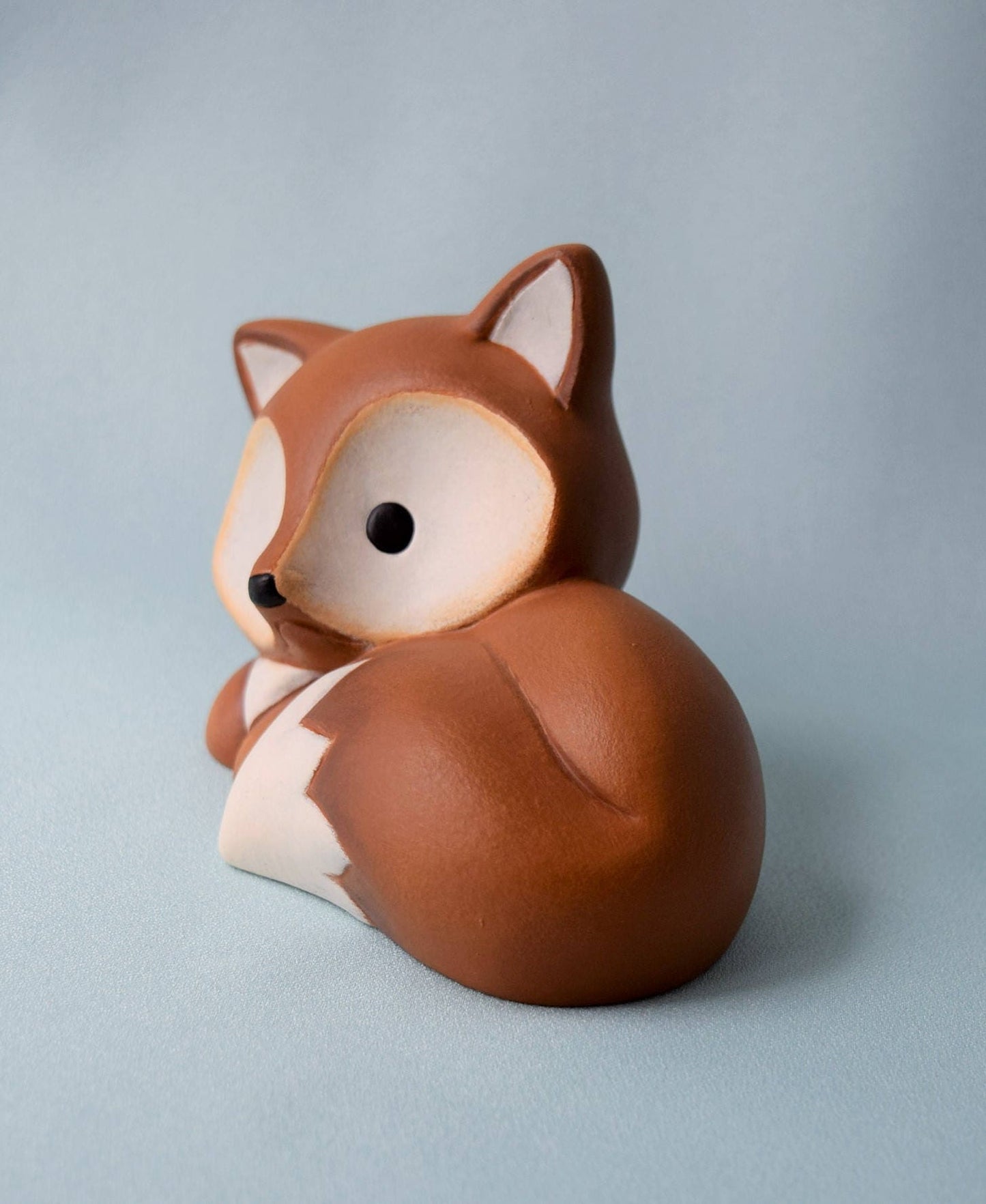 Ceramic Fox | For Fox Sake | Fox Home Decor | Fox Yard Art | Cute Fox | Woodland animal | Fox Baby Shower Decorations|