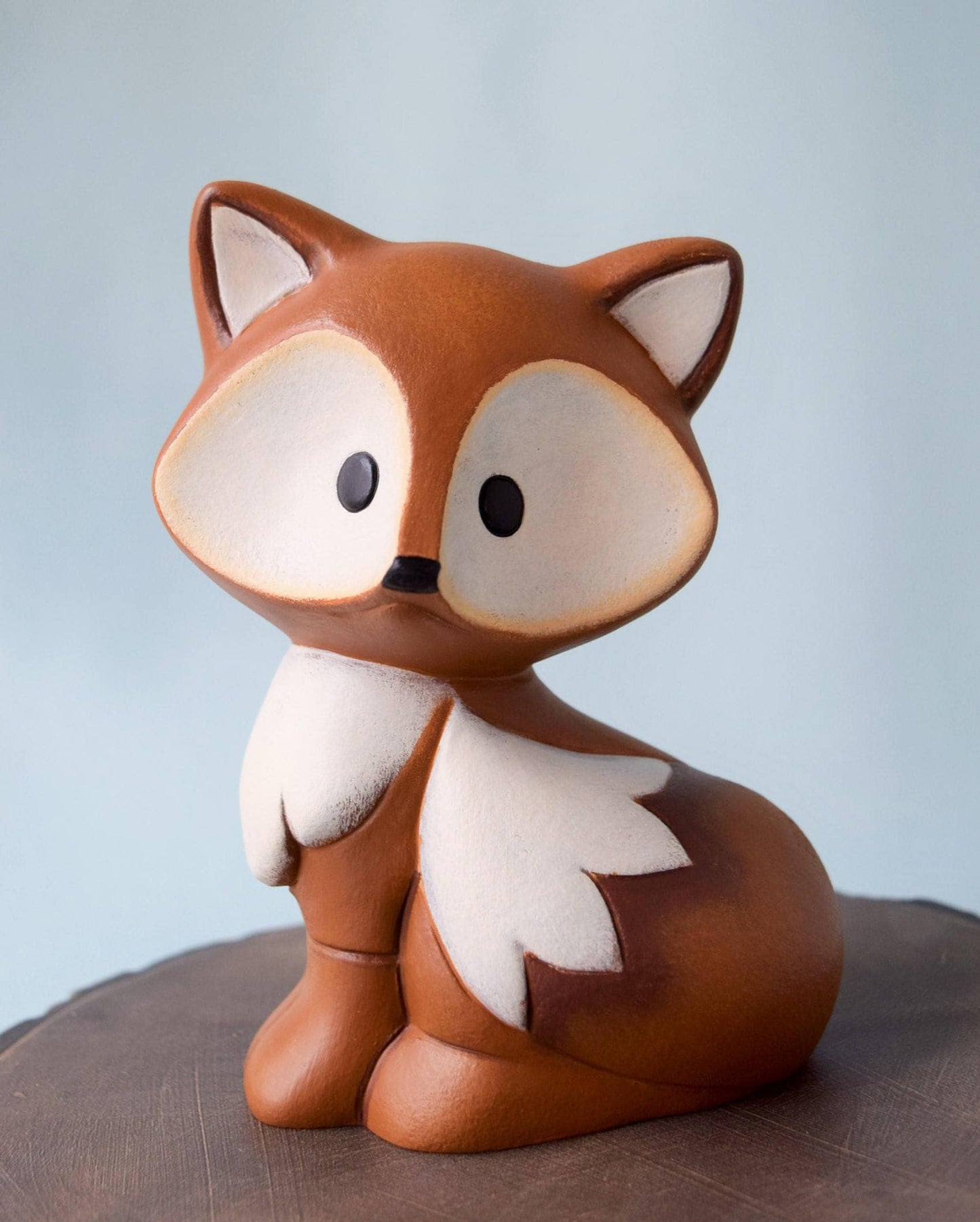 Ceramic Fox Small Size - For Fox Sake - Fox Home Decor - Woodland animals - Fox Baby Shower Decorations