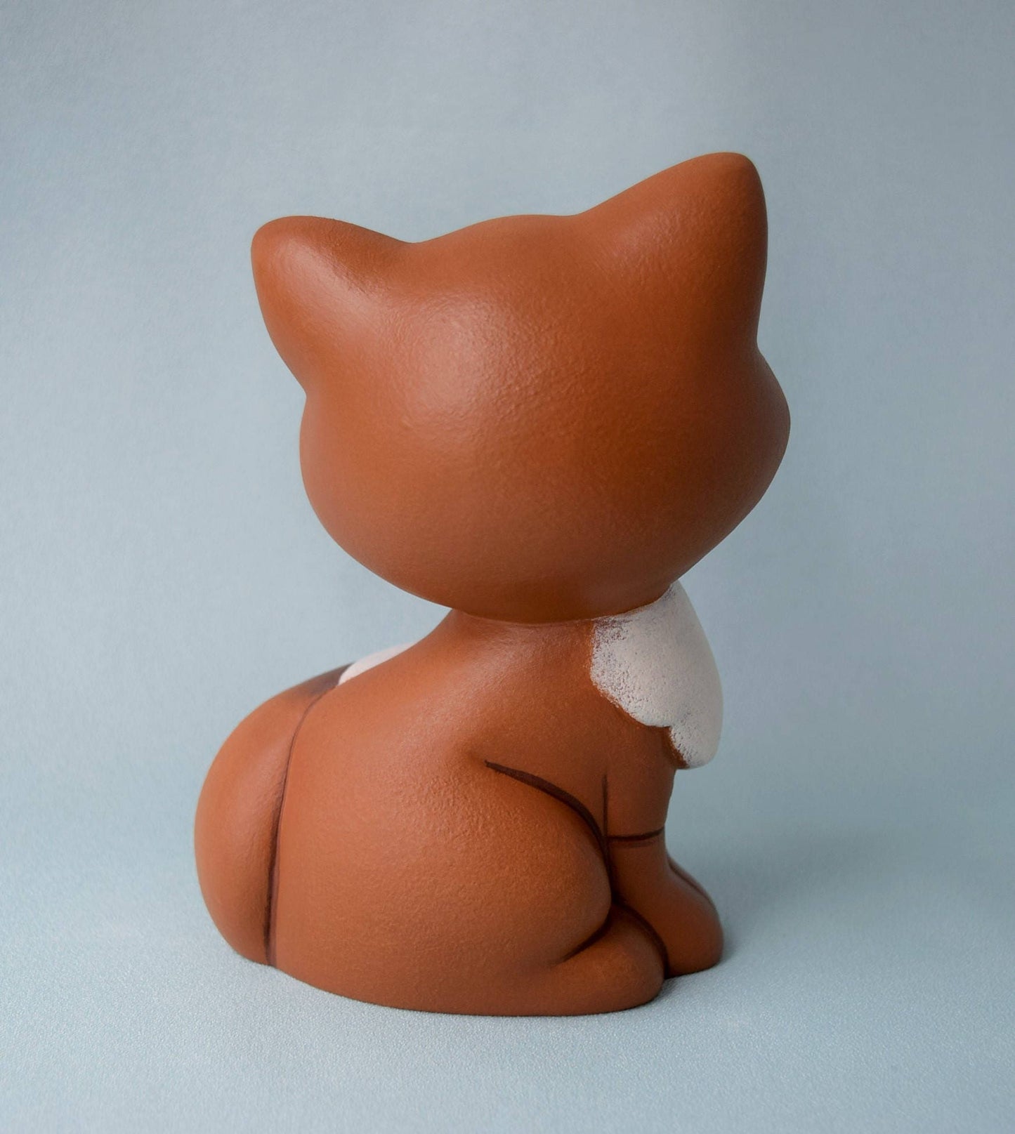 Ceramic Fox Small Size - For Fox Sake - Fox Home Decor - Woodland animal - Fox Baby Shower Decorations - Fox Baby gift - Cake Topper