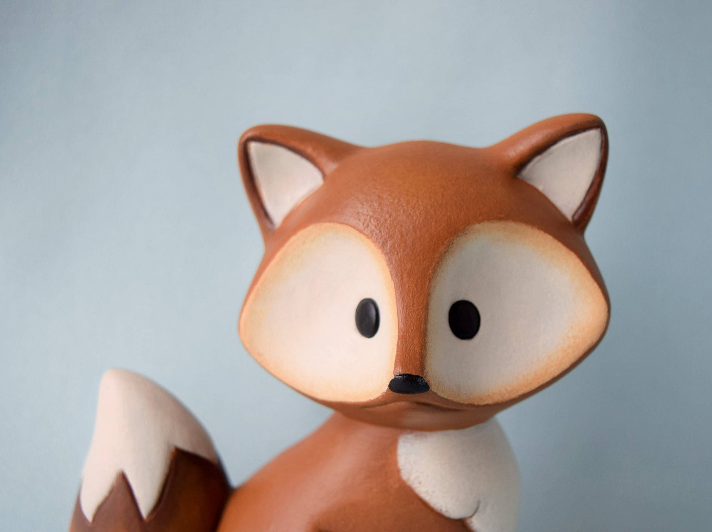 Ceramic Fox - For Fox Sake - Fox Home Decor - Fox Yard Art - Cute Fox - Woodland animal - Baby Shower Decor - Fox Gift