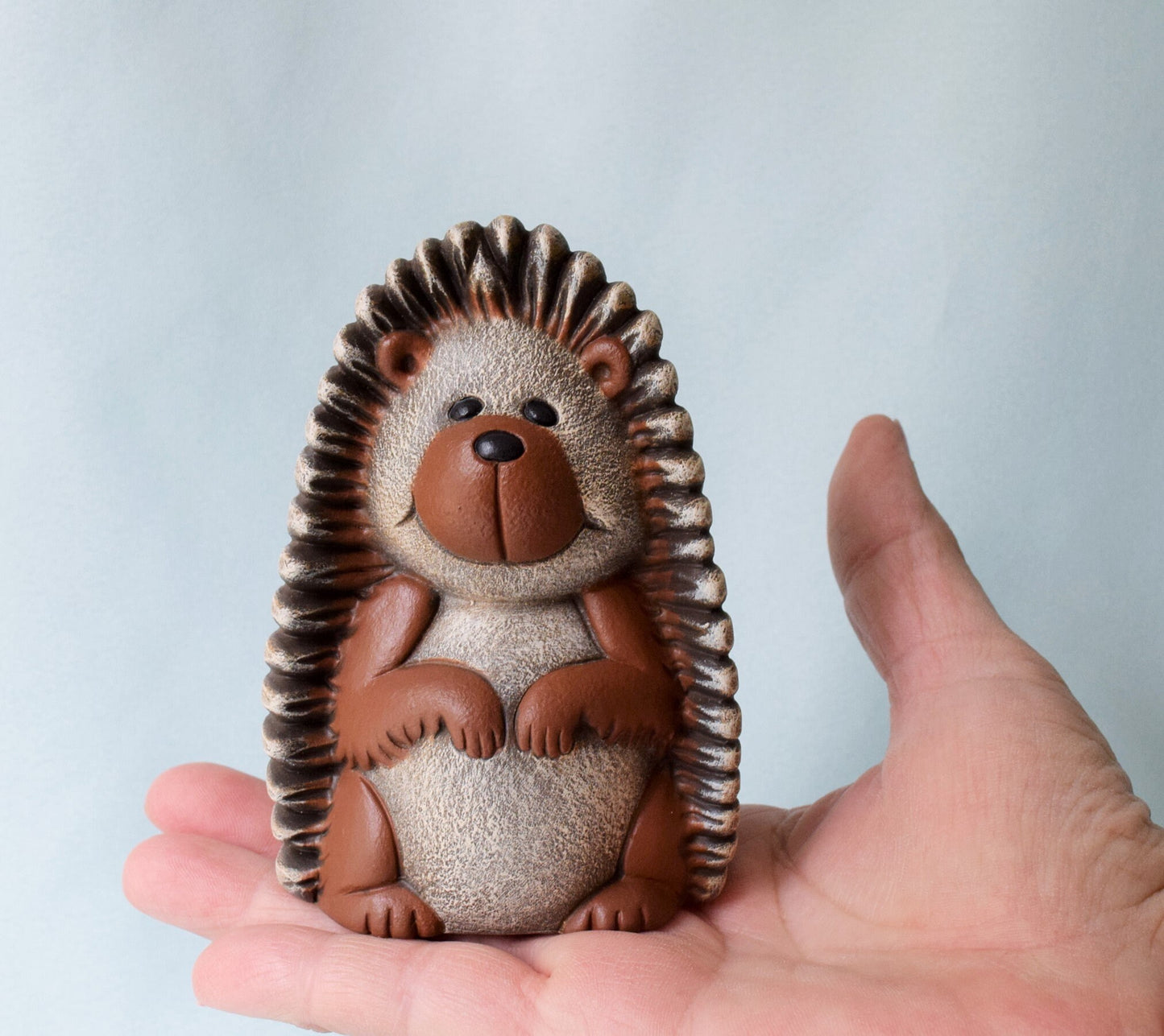 Ceramic Hedgehog - Yard Art - Cute Hedgehogs - Outdoor decor - Hedgehog Cake Toppers - Hedgehog figurines - Hedgehog statues