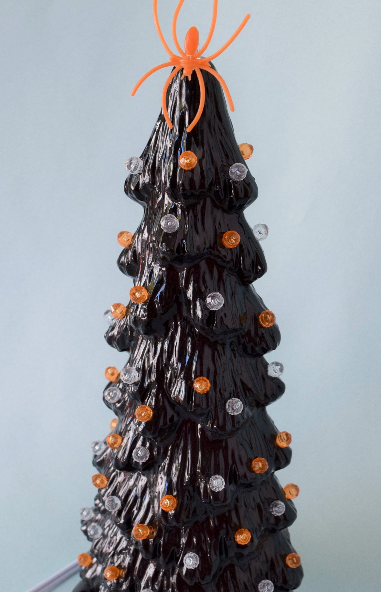 Ceramic Halloween tree - Fall Centerpiece - Halloween Decor - Ceramic Village Tree