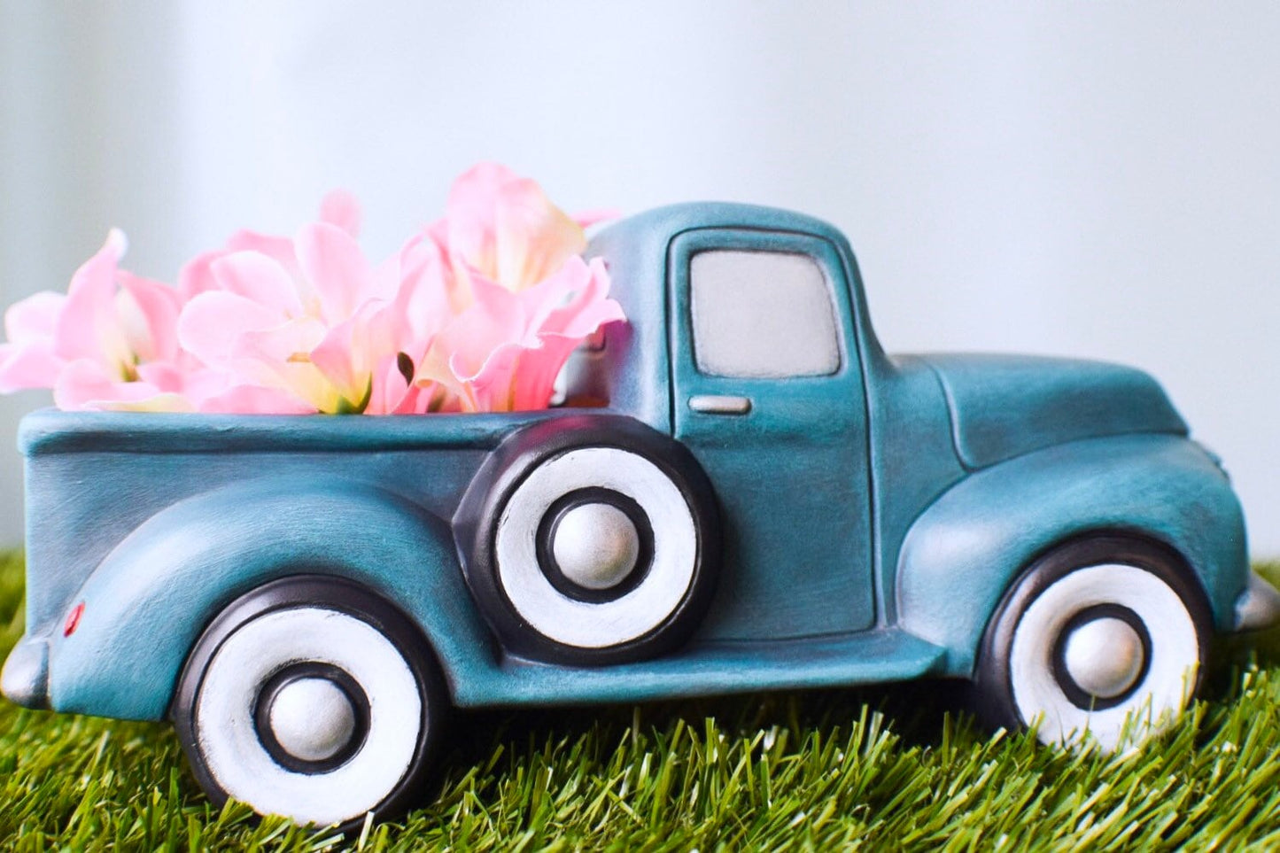 Unpainted Ceramic Pickup Truck | Do It Yourself Paint Kit | Paint Party Pickup | Bisque Ceramic Truck | Vintage Style Pickup Truck Paint Kit