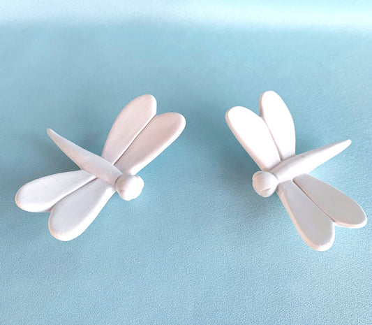 Dragonflies Ceramic Bisque - Ready to Paint  - DIY Ceramics