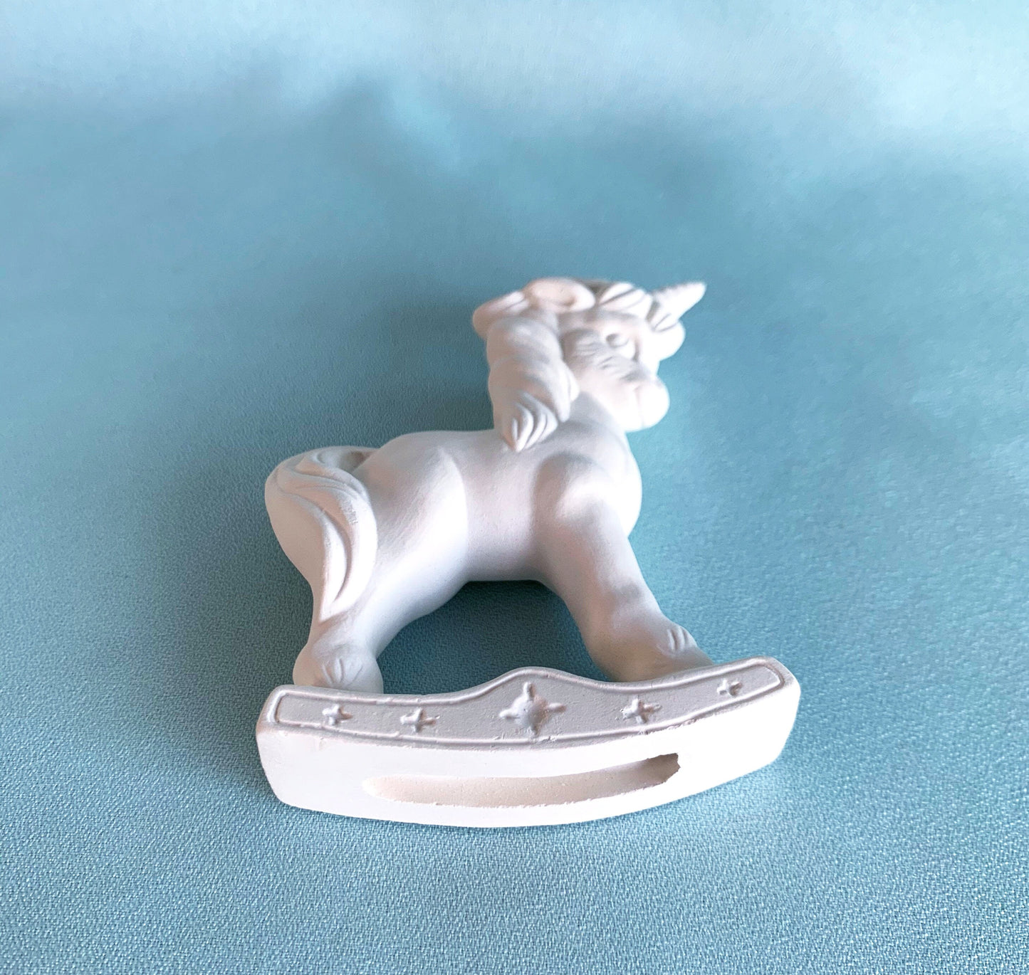 Rocking Horse Keepsake - Ceramic Bisque - DIY Gift