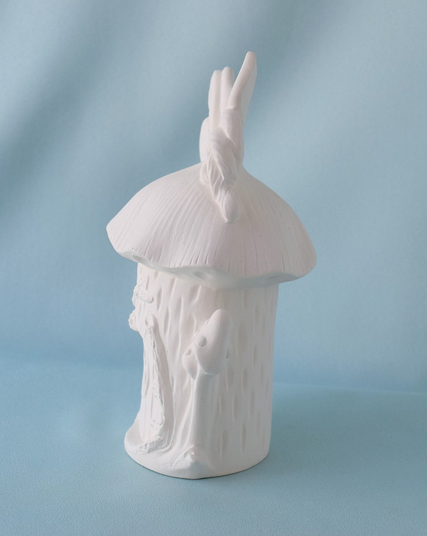 Ceramic Bisque - Butterfly Fairy house - Unfinished ceramics - DIY painting project