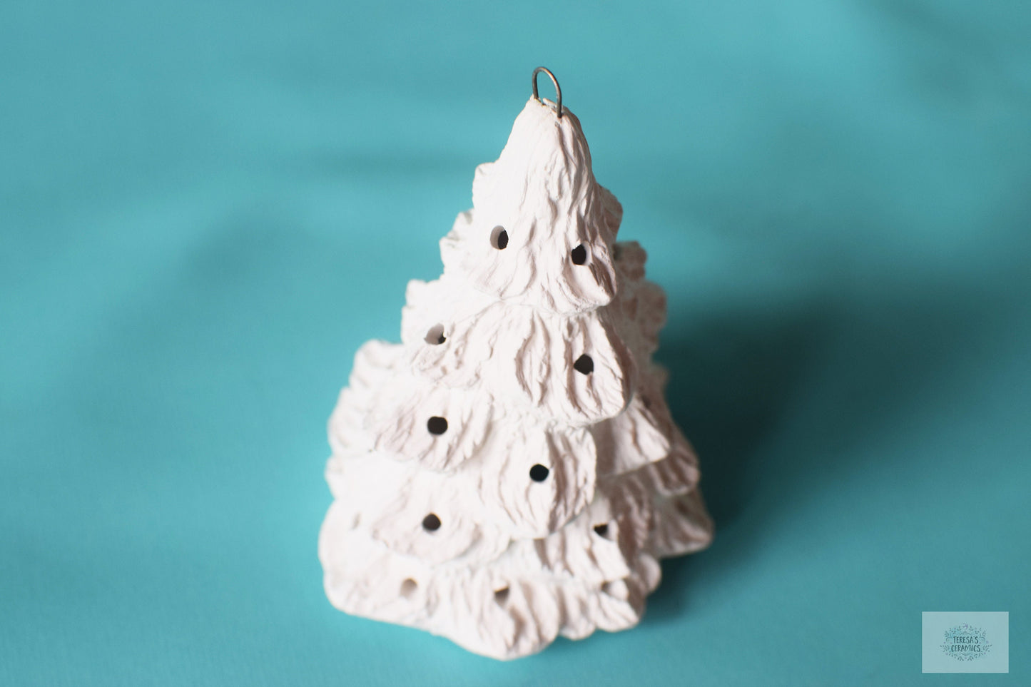 Bisque Ornament - Miniature Christmas Tree - Ready To Paint