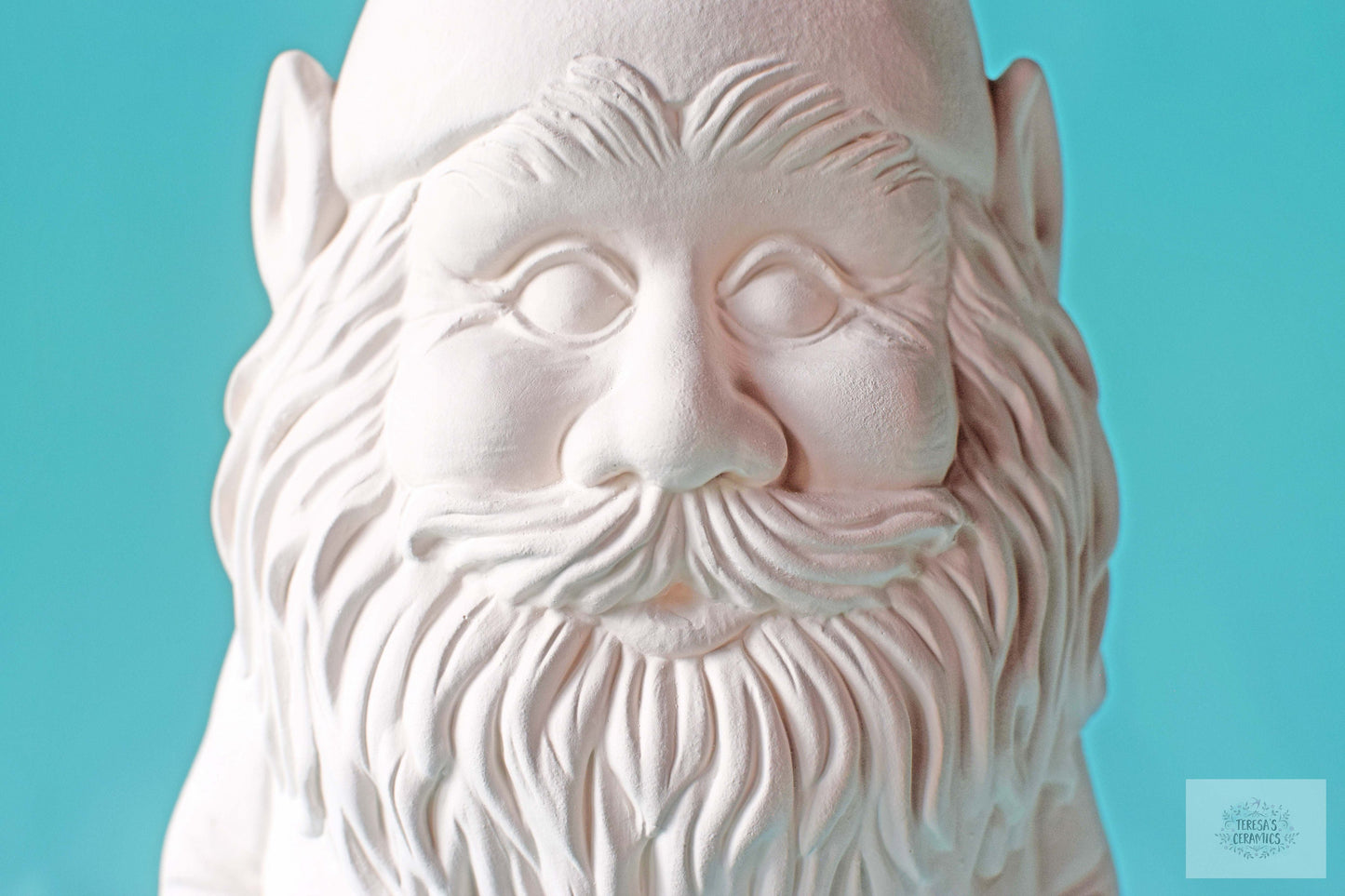 Large Bisque Gnome - DIY Paint Project - Garden Art Ceramics