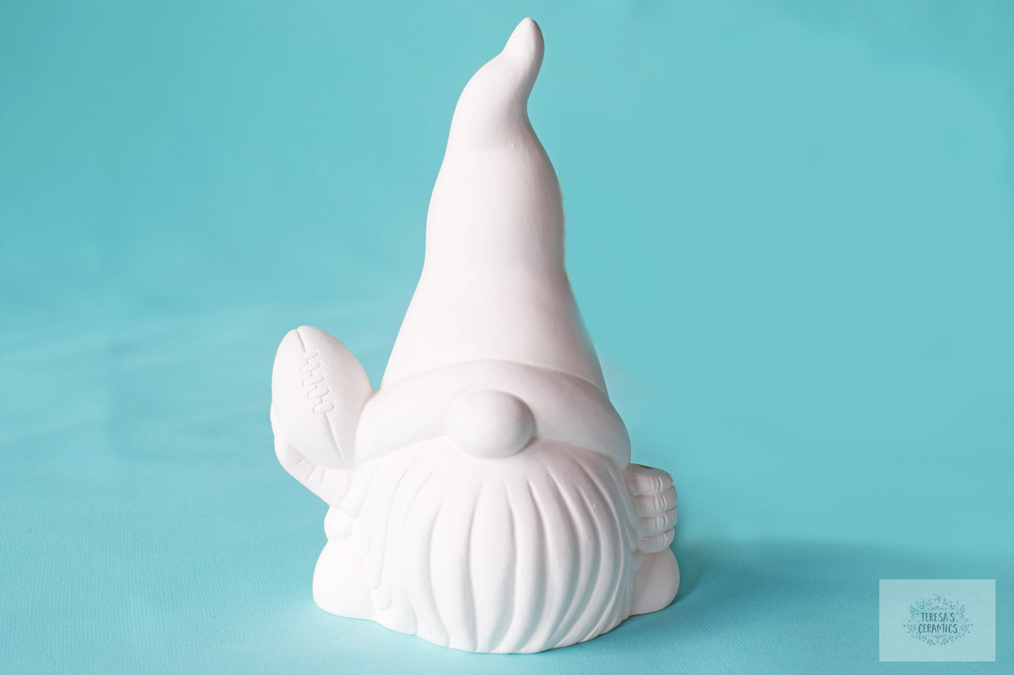 Bisque Football Gnome | Ready To Paint