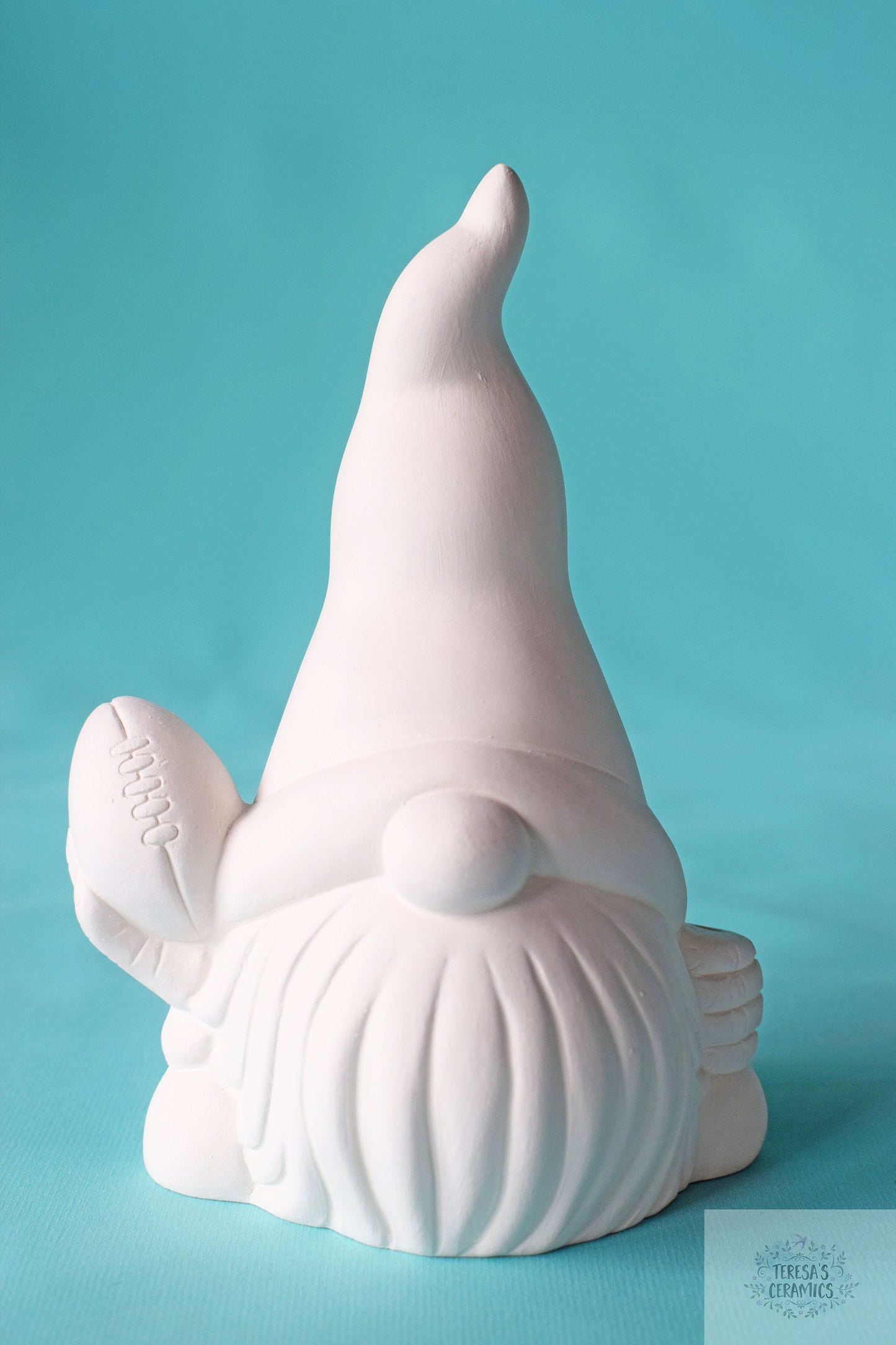 Bisque Football Gnome | Ready To Paint