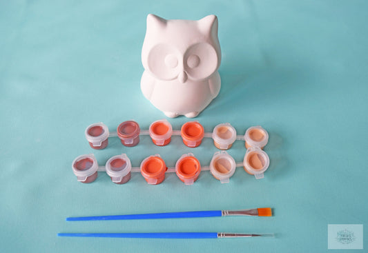 Bisque Owl | DIY Paint Kit | Back To School | Art Project In A Box