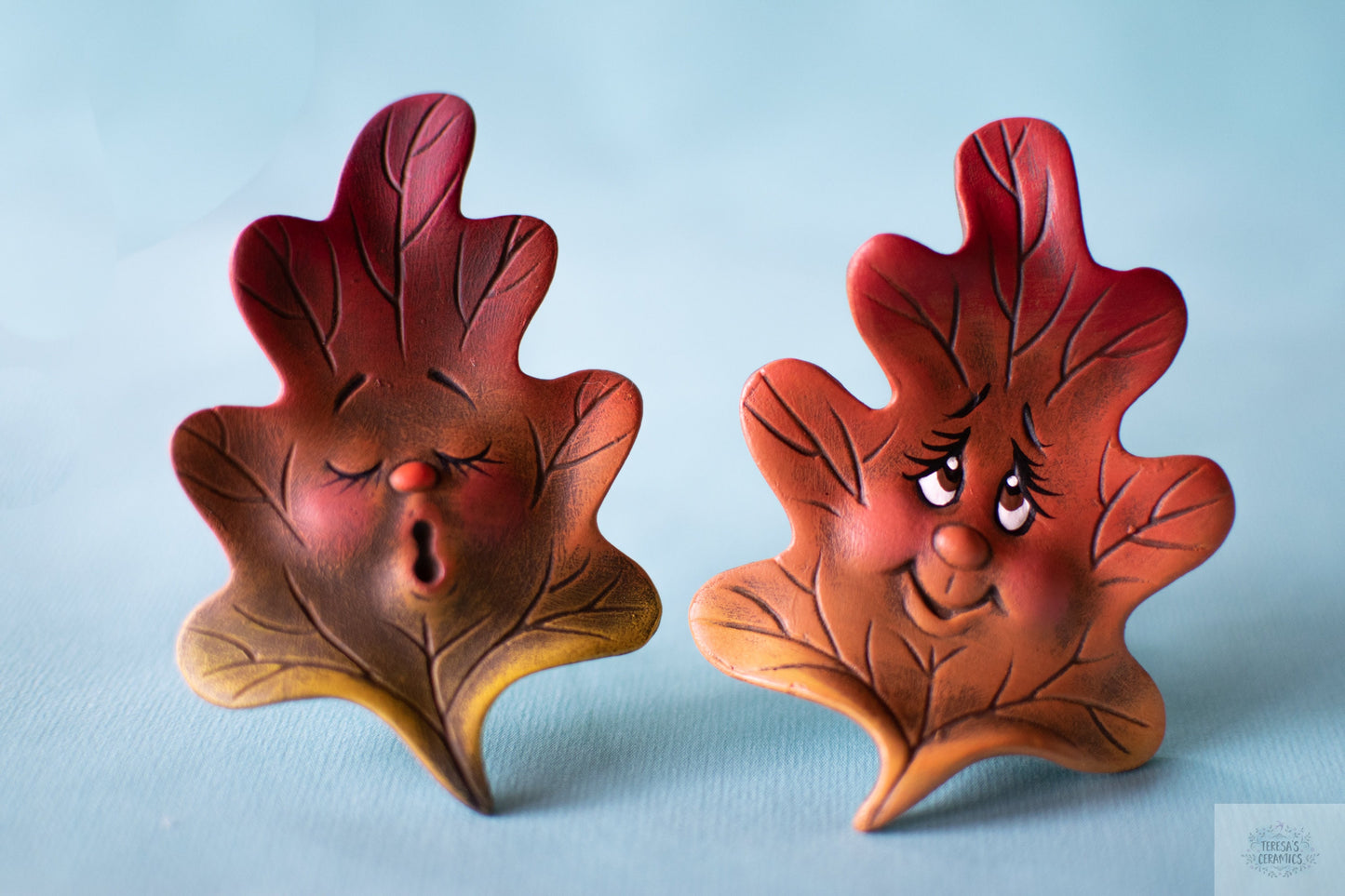 Oak Leaf Set | Pair Of Leaves | Fall Entryway Decor