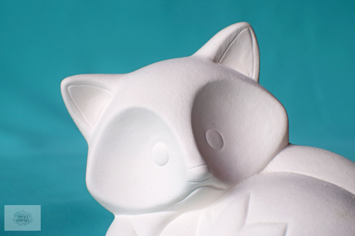 Woodland Fox | Ready To Paint | Ceramic Bisque | Do It Yourself | Paint Party | Unpainted Ceramic | Fox Statue | Miniature Fox