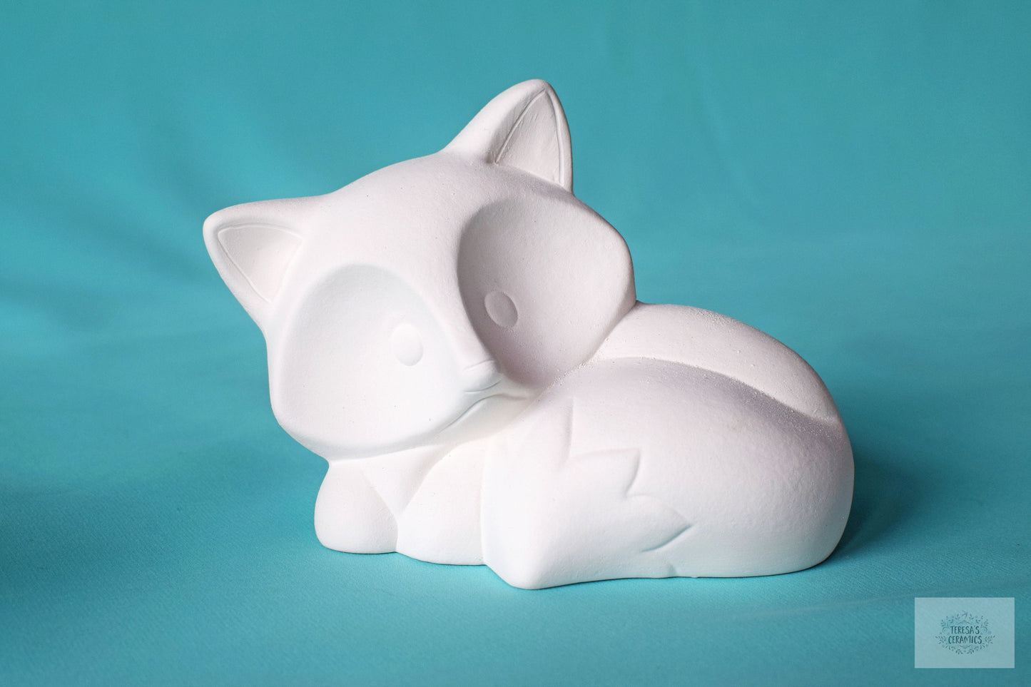 Woodland Fox | Ready To Paint | Ceramic Bisque | Do It Yourself | Paint Party | Unpainted Ceramic | Fox Statue | Miniature Fox