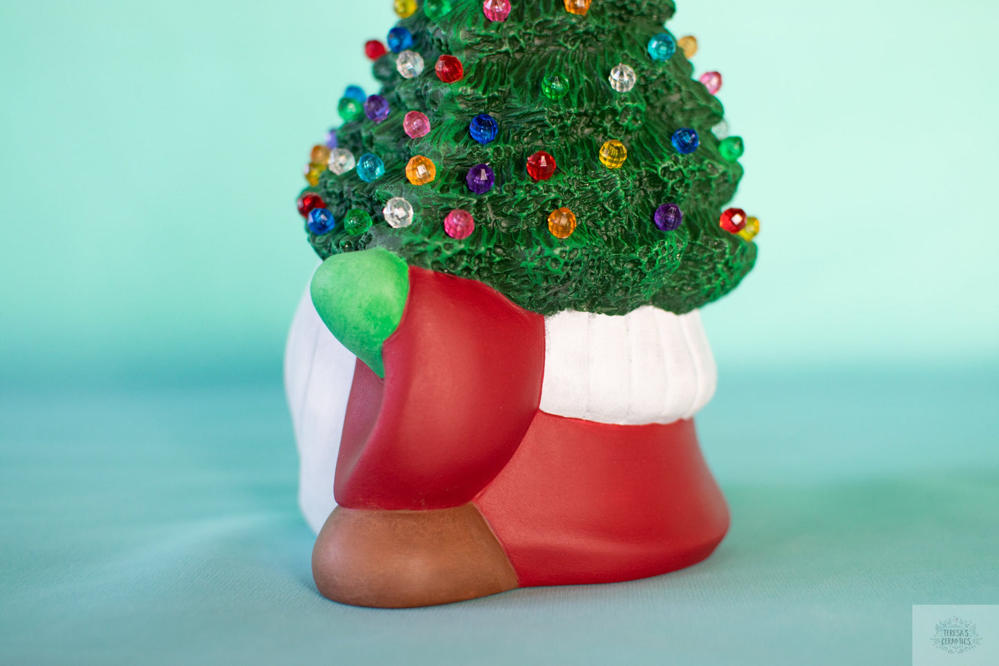 Christmas Gnome | Christmas Tree Tea-Light | Holiday Gold Star