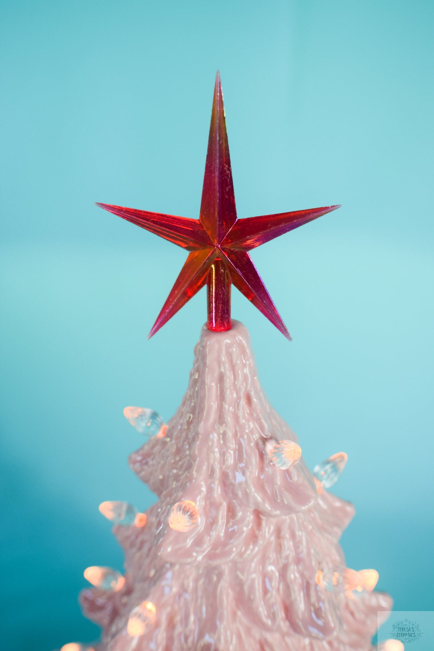 Large Pink Tree | Ceramic Christmas Tree | Pink Xmas Tree