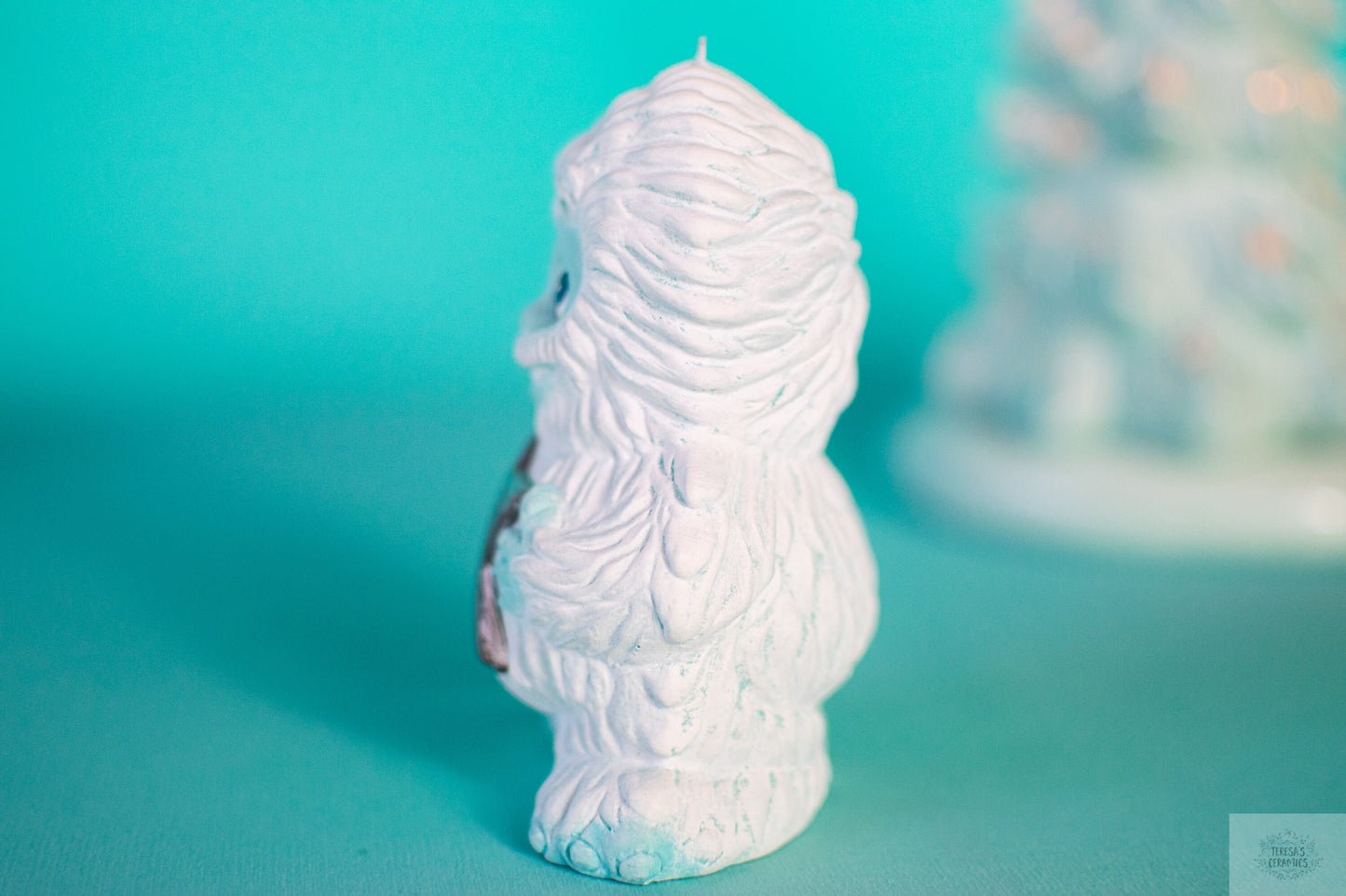 Yeti Holiday Ornament | Ceramic Yeti | Abominable Snowman | Christmas Ornament | Winter Wonderland