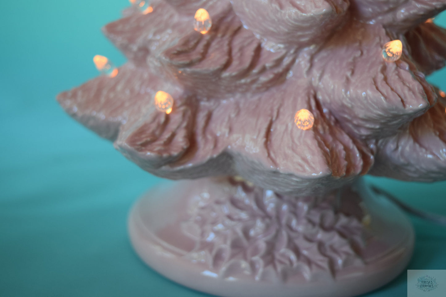 Large Pink Tree | Ceramic Christmas Tree | Pink Xmas Tree