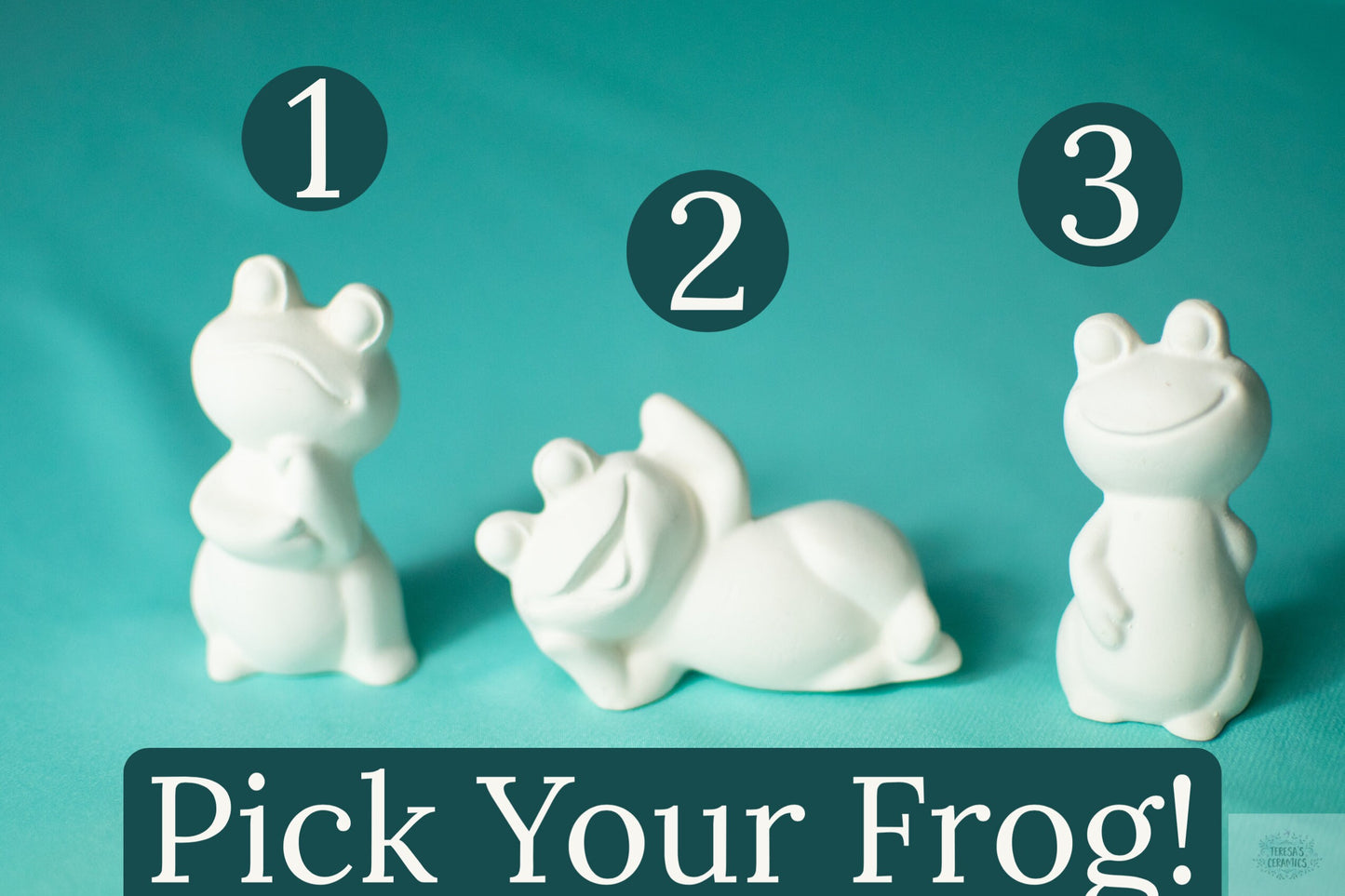 Spring Frog Friends | Bisque Frogs | Paint It Yourself