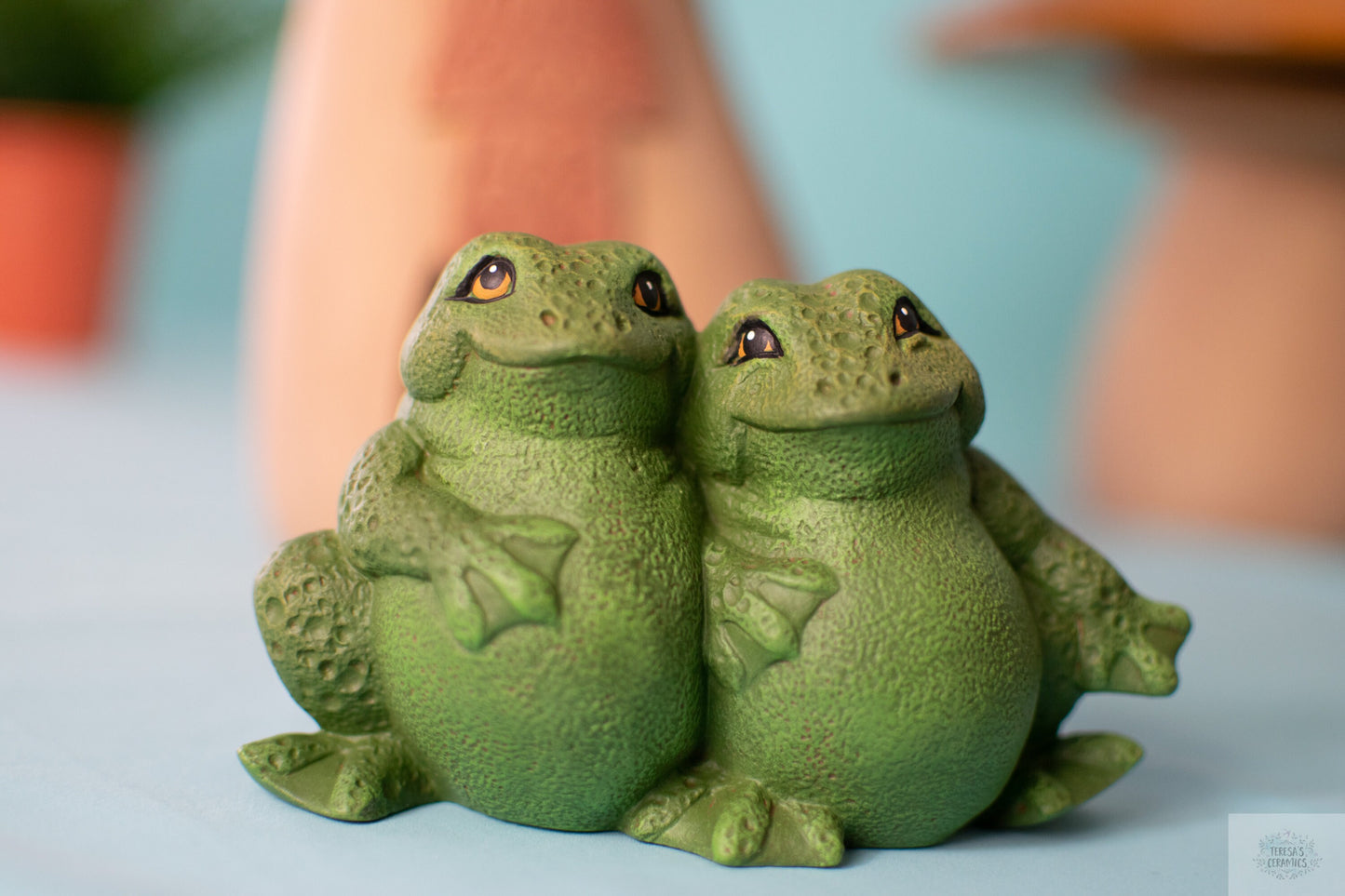 Frog and Toad | Toad Figurine | Cake Topper | Garden Art