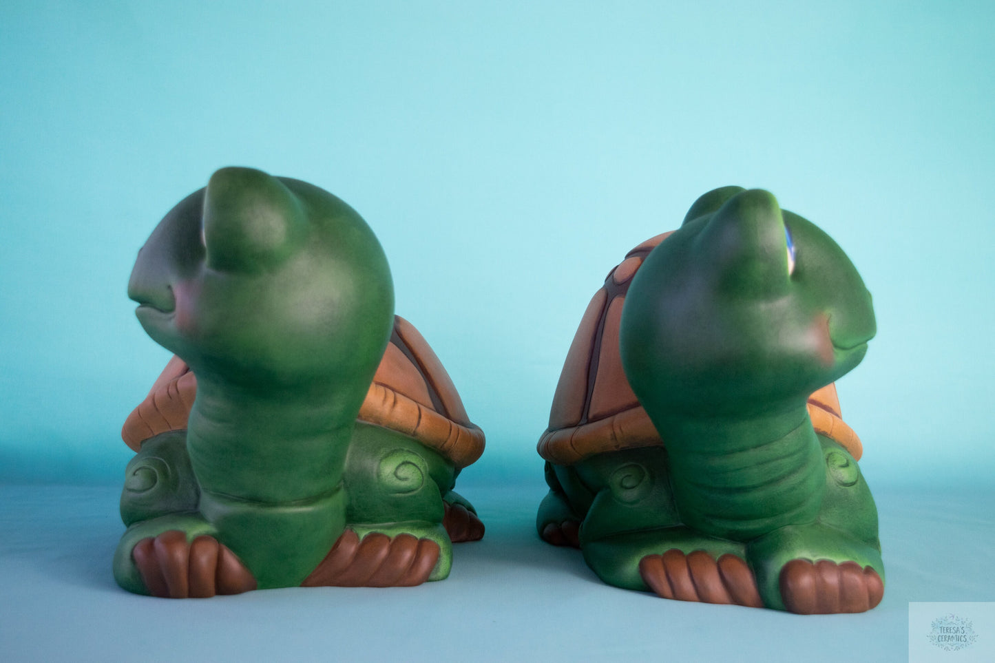 Large Garden Turtles | Ceramic Garden Statues | Tortoise Yard Art | Father's Day Gift | Turtle Lover Gift | Choose Your Style