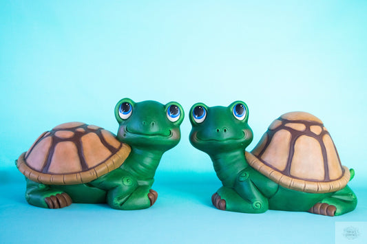 Large Garden Turtles | Ceramic Garden Statues | Tortoise Yard Art | Father's Day Gift | Turtle Lover Gift | Choose Your Style