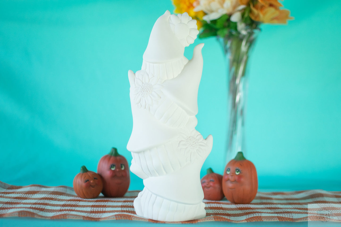 Sunflower Stack Gnomes | Fall Garden Decor | Thanksgiving Centerpiece