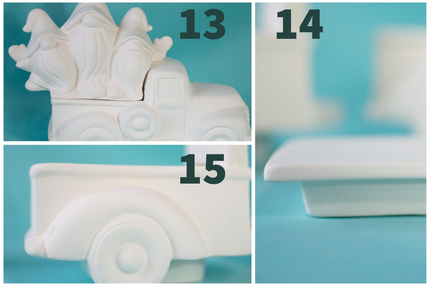 Bisque Truck Inserts | Bisque Train Inserts | Clay Magic Truck | Clay Magic Train | DIY Ceramic Painting | 28 Options