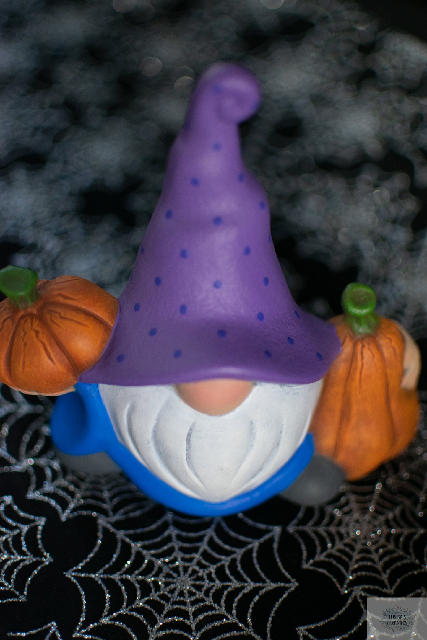 Candy Corn Gnome | Wizard Pumpkin Gnome | Halloween Garden Gnomes