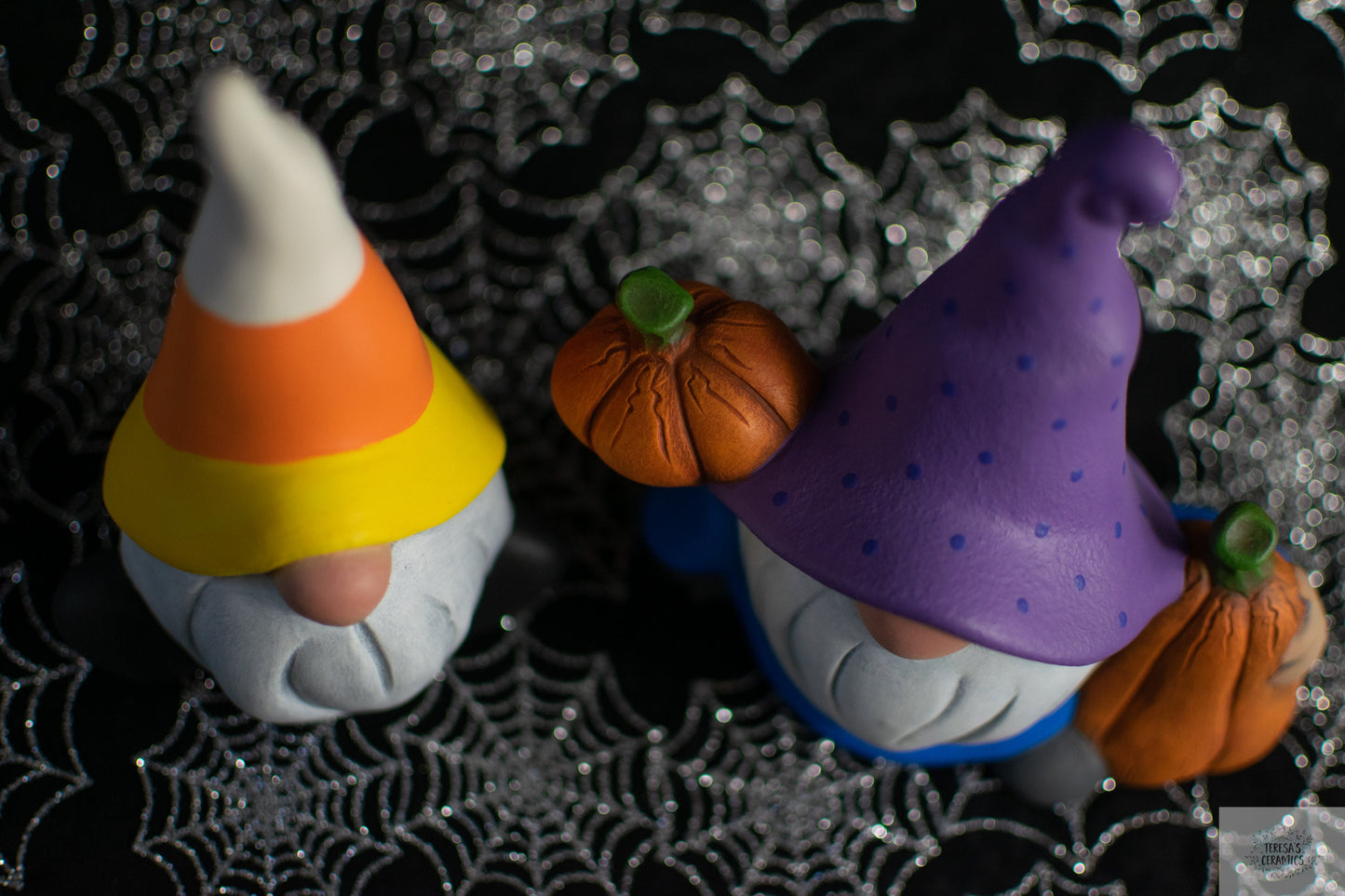 Candy Corn Gnome | Wizard Pumpkin Gnome | Halloween Garden Gnomes