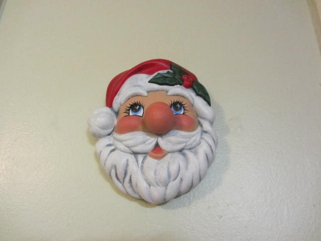 Ready to Paint Bisque Ceramic Santa Music Box