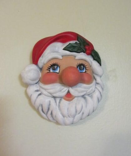 Ready to Paint Bisque Ceramic Santa Music Box