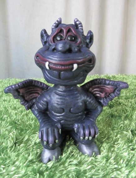 Gargoyle Bobble Head - Ceramic bisque - DIY Ceramic Project - Kids Projects - Ready to Paint Ceramics - Valentines Gift - Paint it yourself