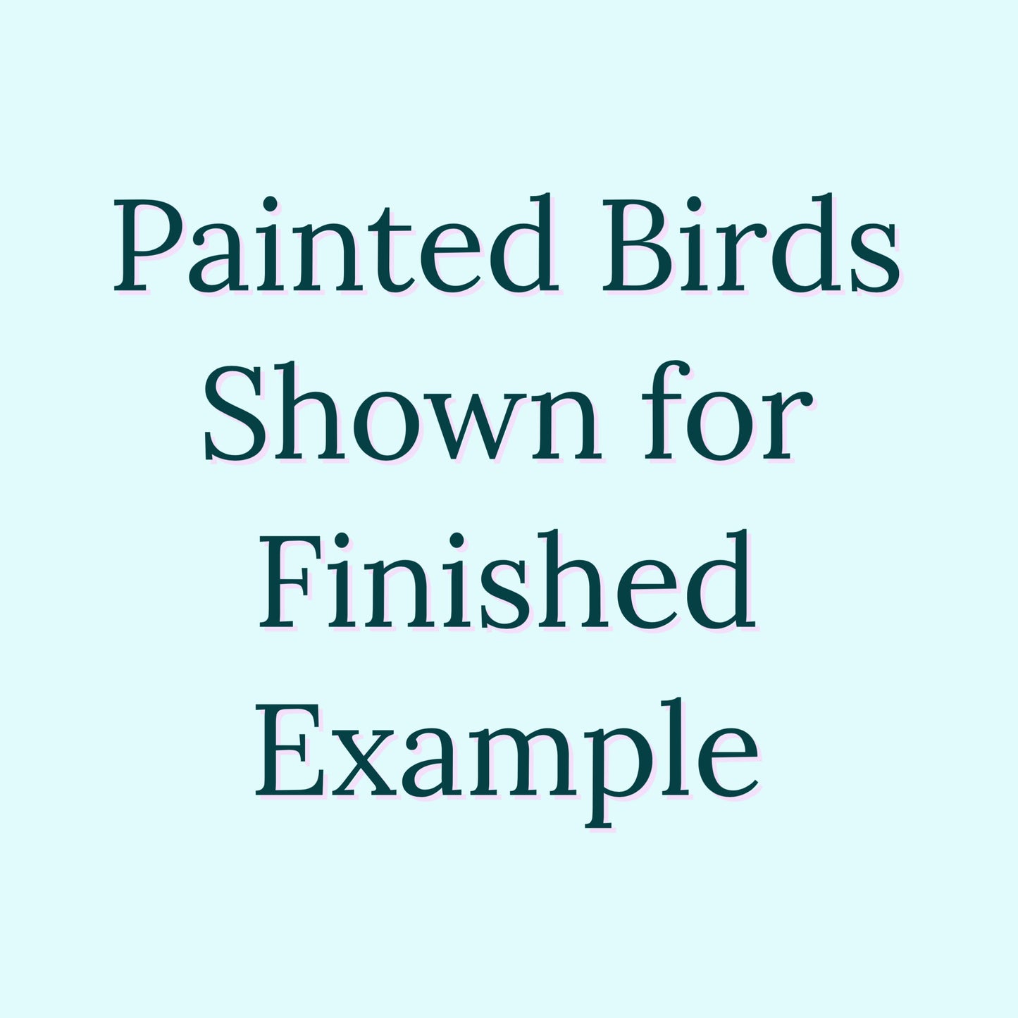 DIY Ceramic Birds- Paint it yourself - Bisque Blue Bird Couple