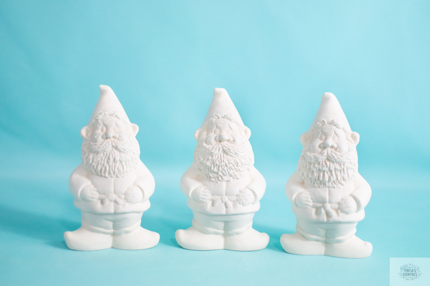 Small Bisque Gnomes | Gnome Paint Project | Ceramic Garden Gnome | DIY Garden Art