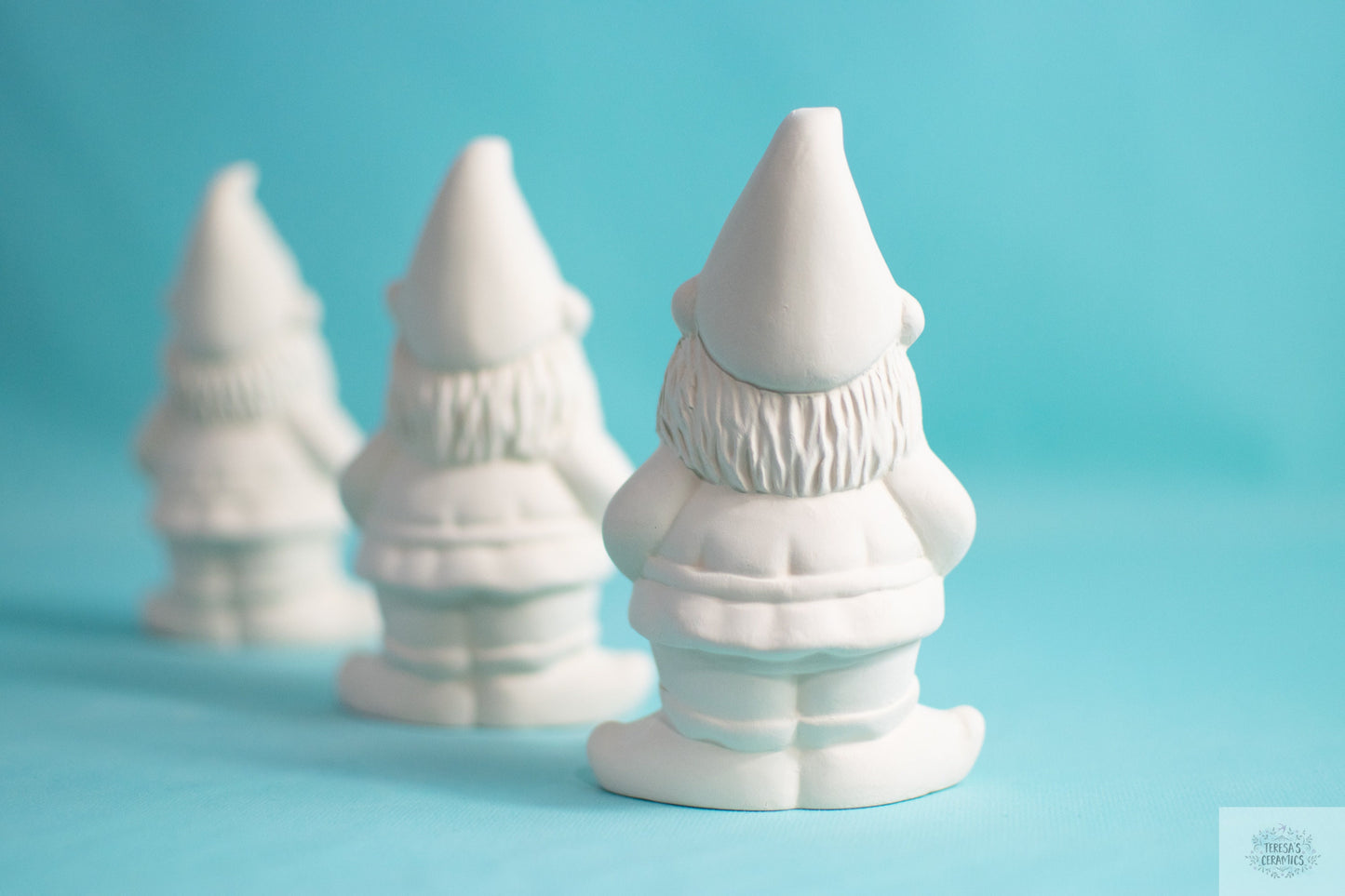 Small Bisque Gnomes | Gnome Paint Project | Ceramic Garden Gnome | DIY Garden Art